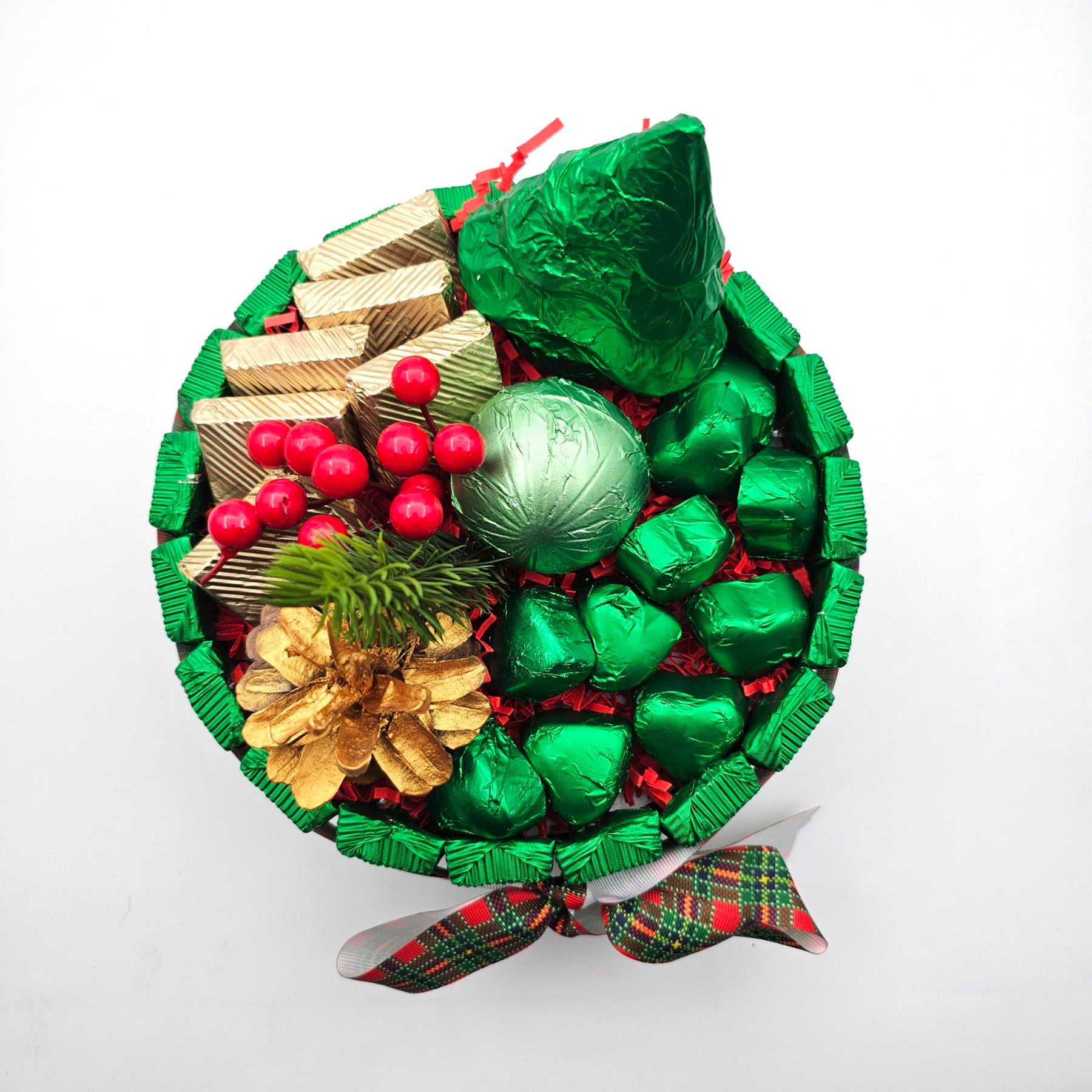 Yılbaşı Yeşili Çikolata Aranjman