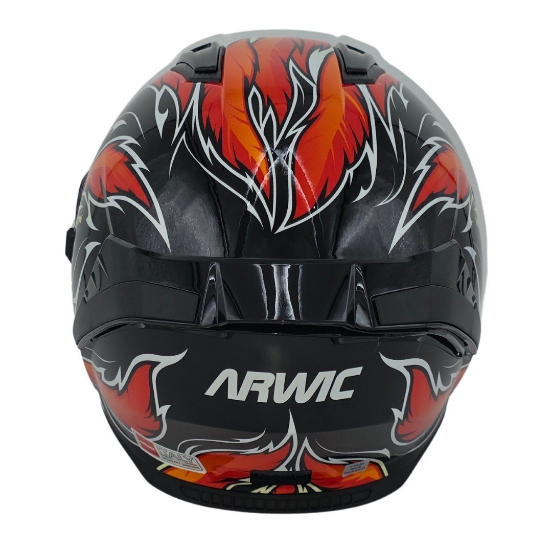 Arwic Çocuk Fullface Motosiklet Kaskı AR931 BLAZE Güneş Vizörlü ECE-R 22.06