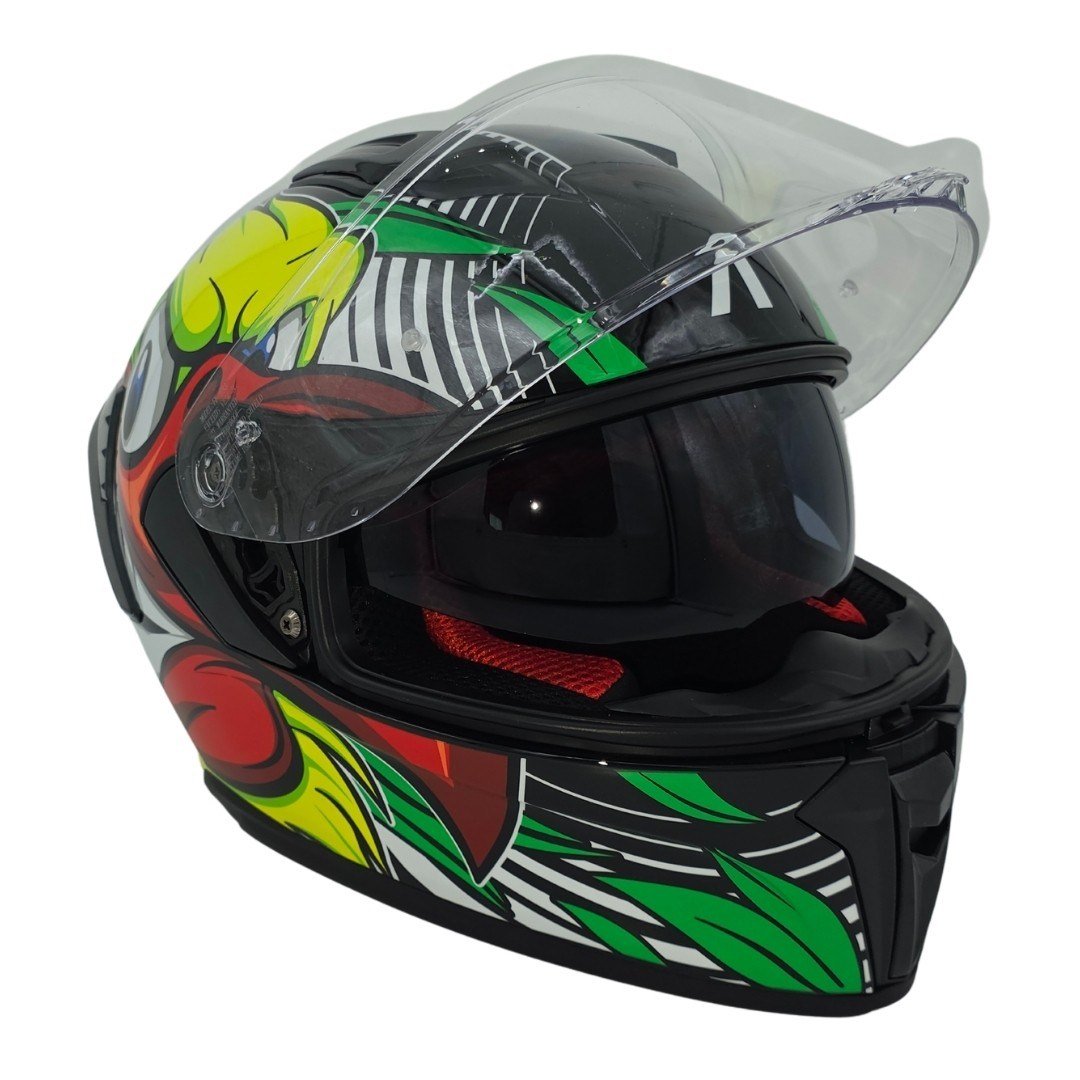 Arwic Çocuk Fullface Motosiklet Kaskı AR931 DUCK Güneş Vizörlü ECE-R 22.06