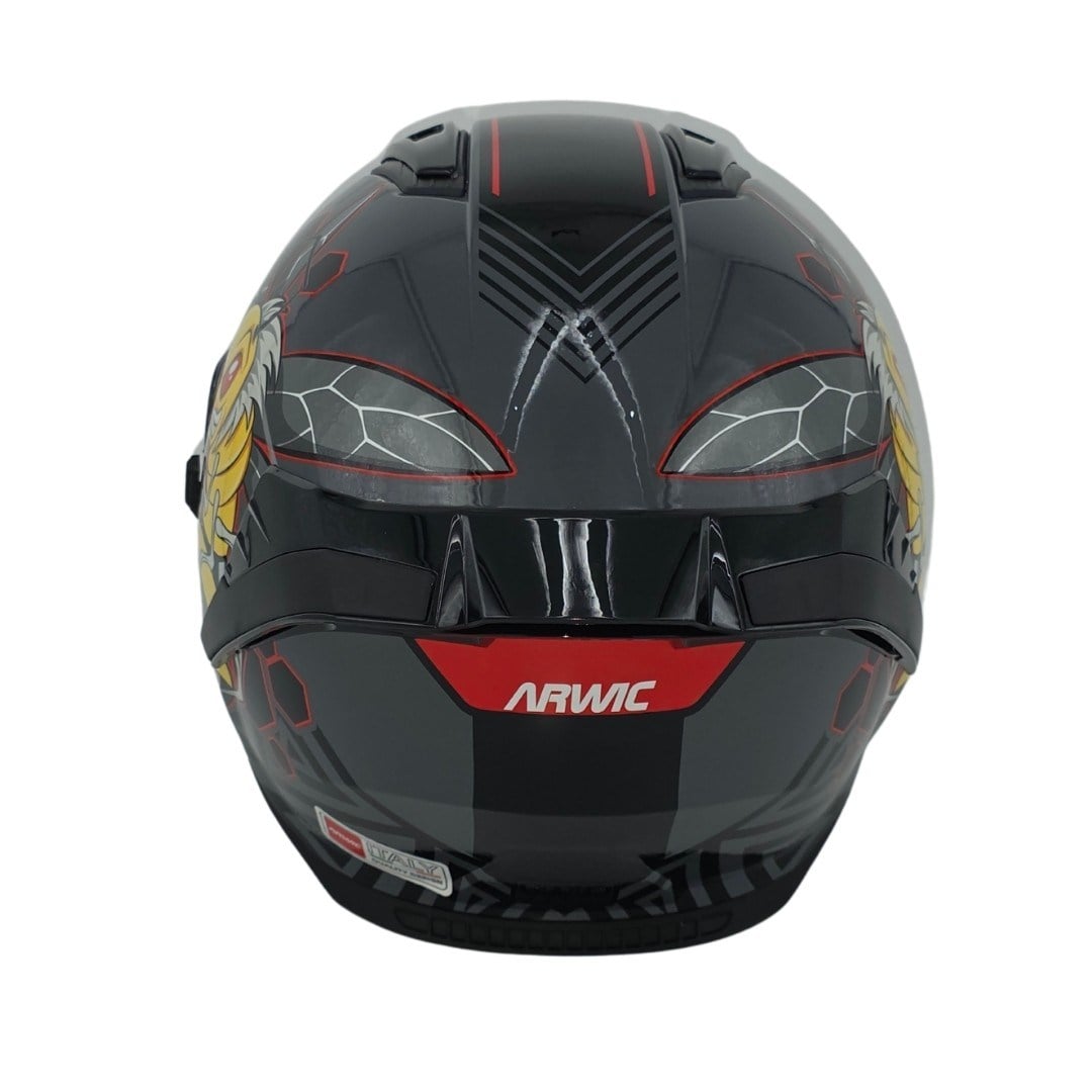 Arwic Çocuk Fullface Motosiklet Kaskı AR931 BEE Güneş Vizörlü ECE-R 22.06