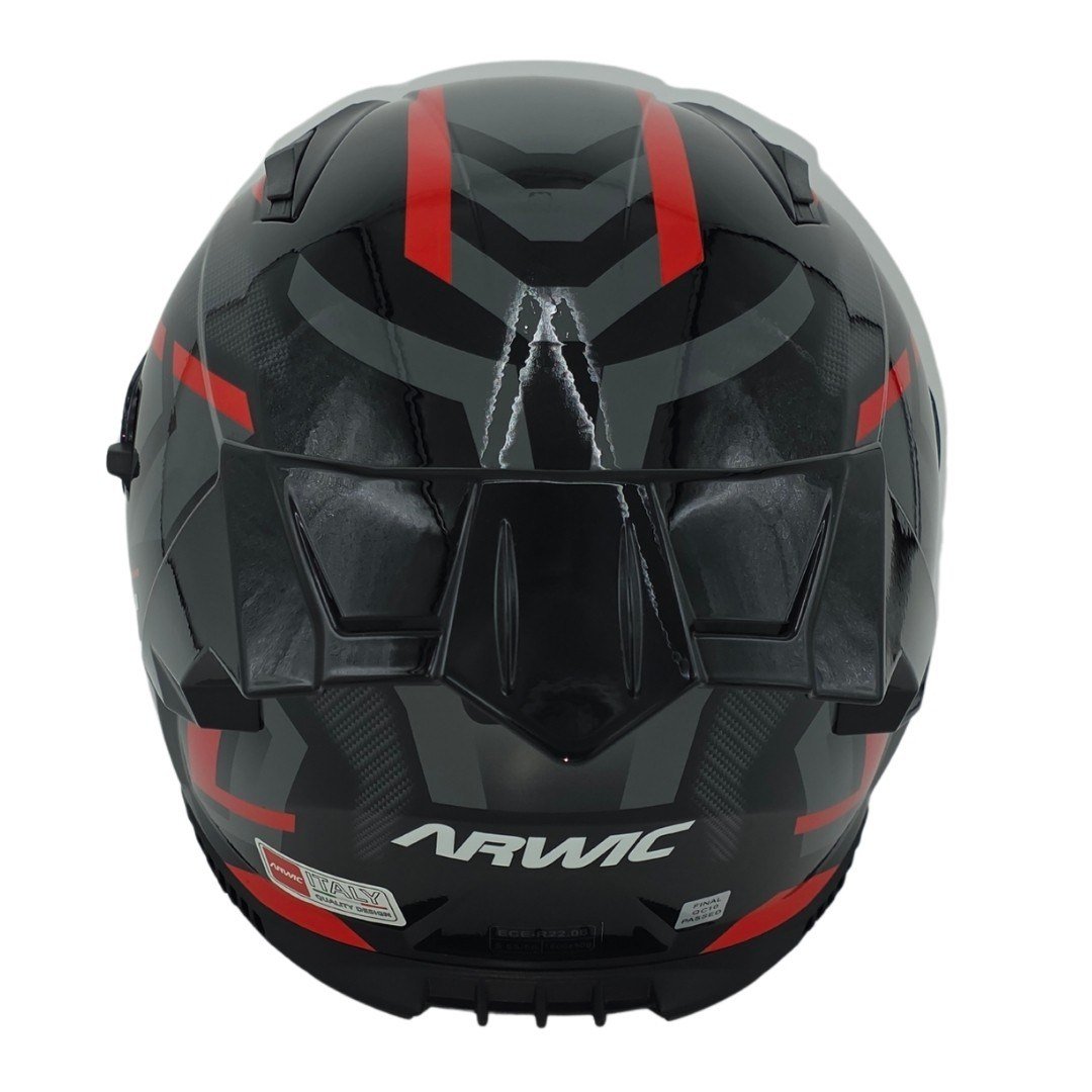 Arwic Fullface Motosiklet Kaskı AR953 DRACO Güneş Vizörlü ECE-R 22.06
