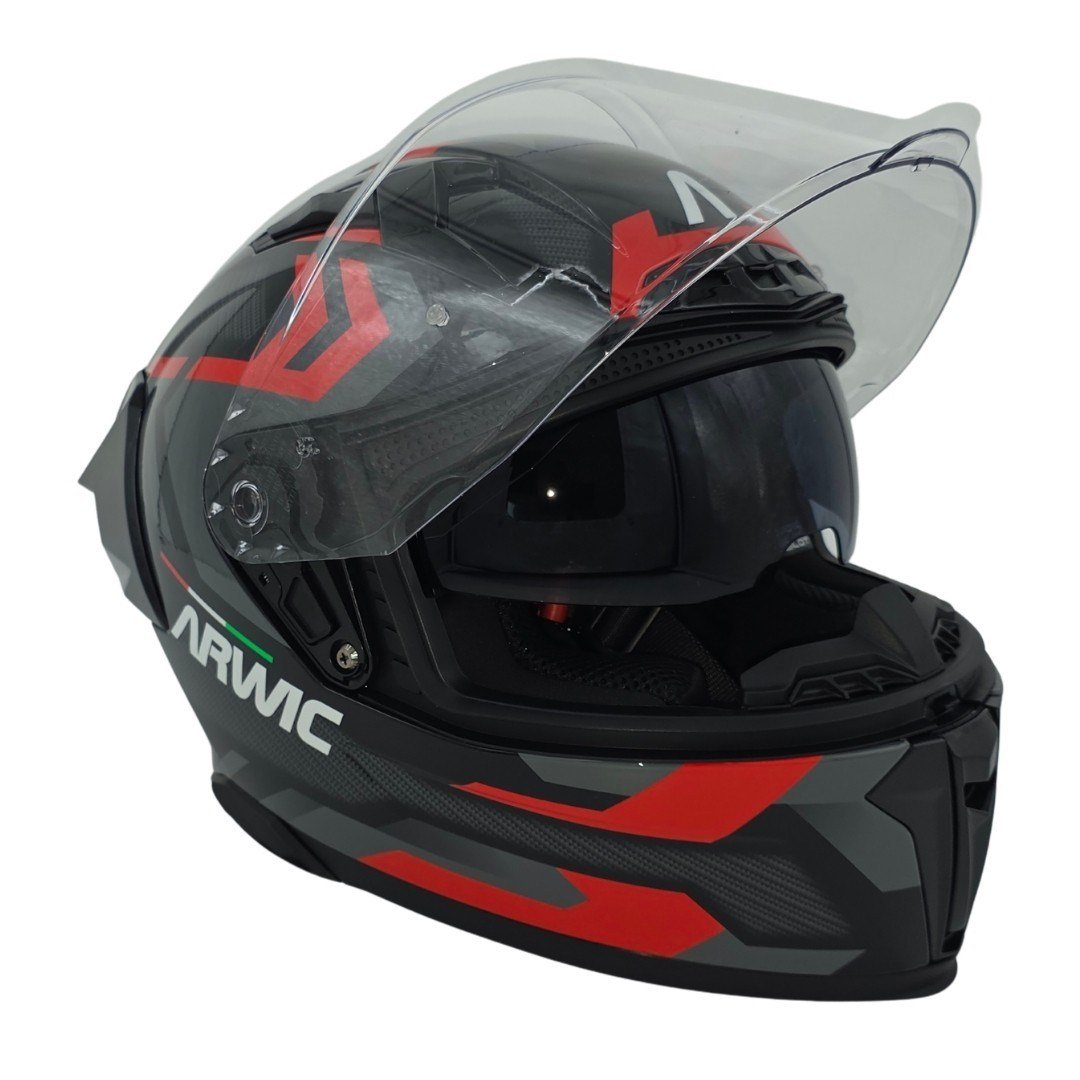 Arwic Fullface Motosiklet Kaskı AR953 DRACO Güneş Vizörlü ECE-R 22.06