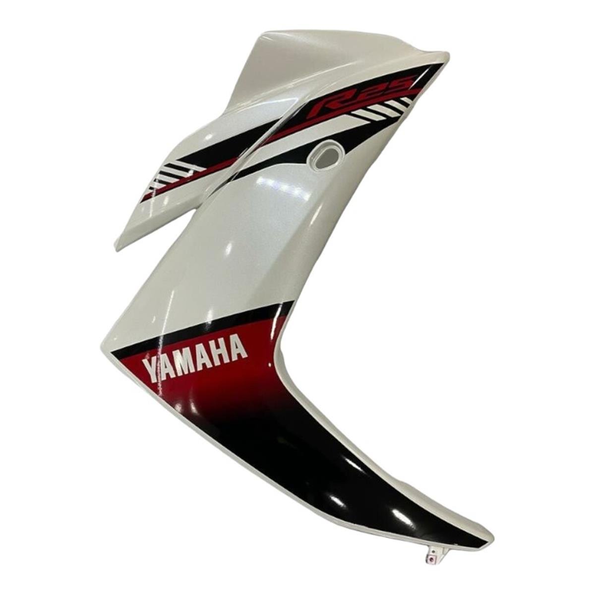 Yamaha R25 Ön Yan Grenaj Beyaz-Kırmızı Sağ Orijinal 2015-2018