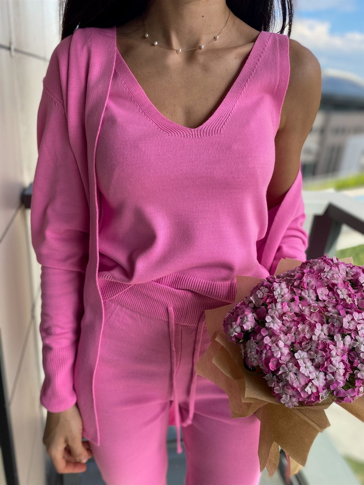 3'lü Takım(Pembe)