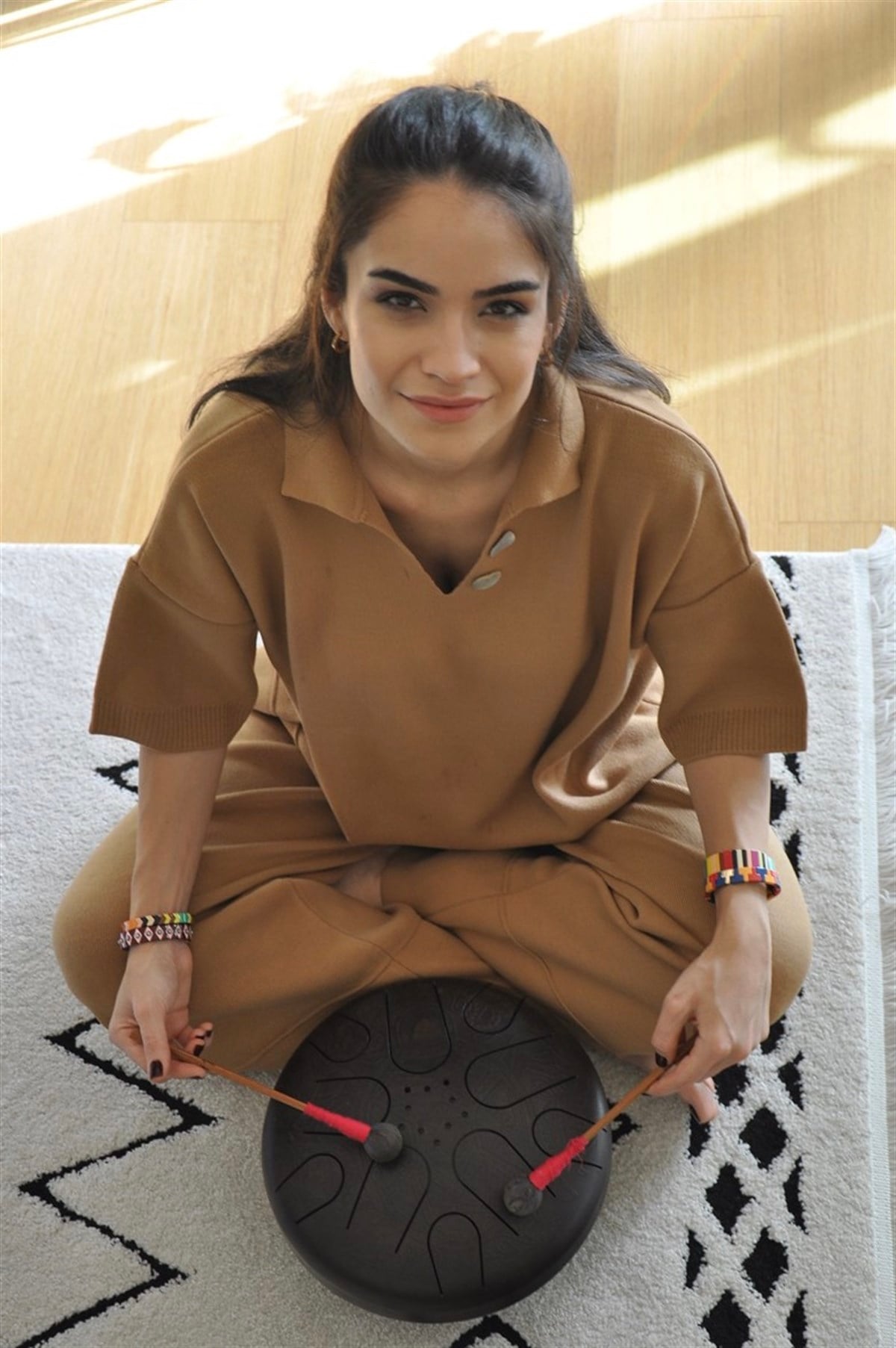 Düğmeli Takım (Camel)