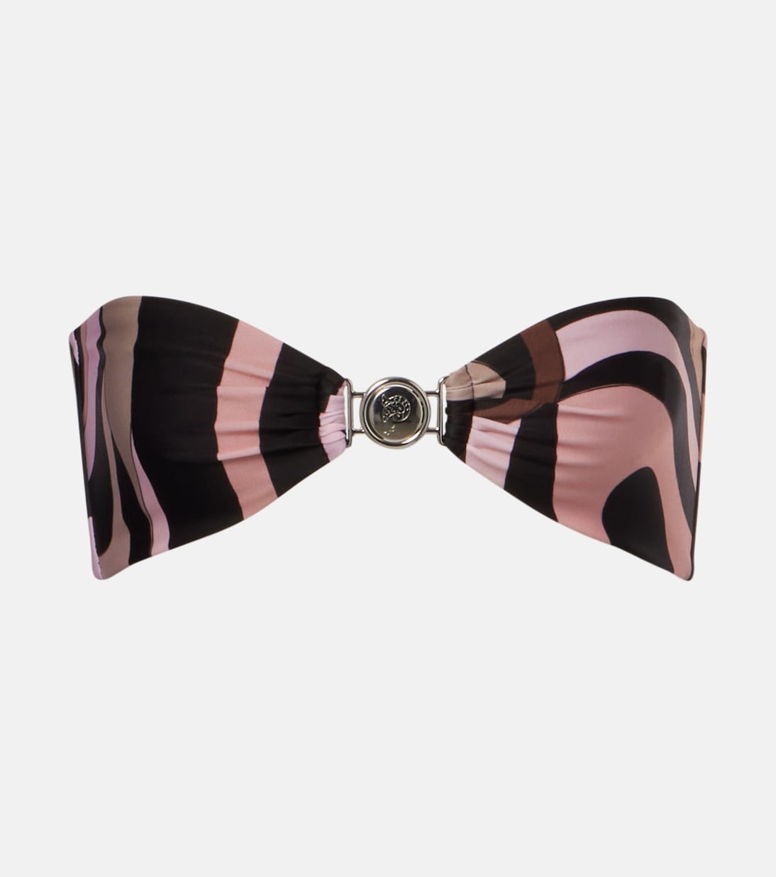 Geometrik Desenli Straplez Premium Bikini Takım