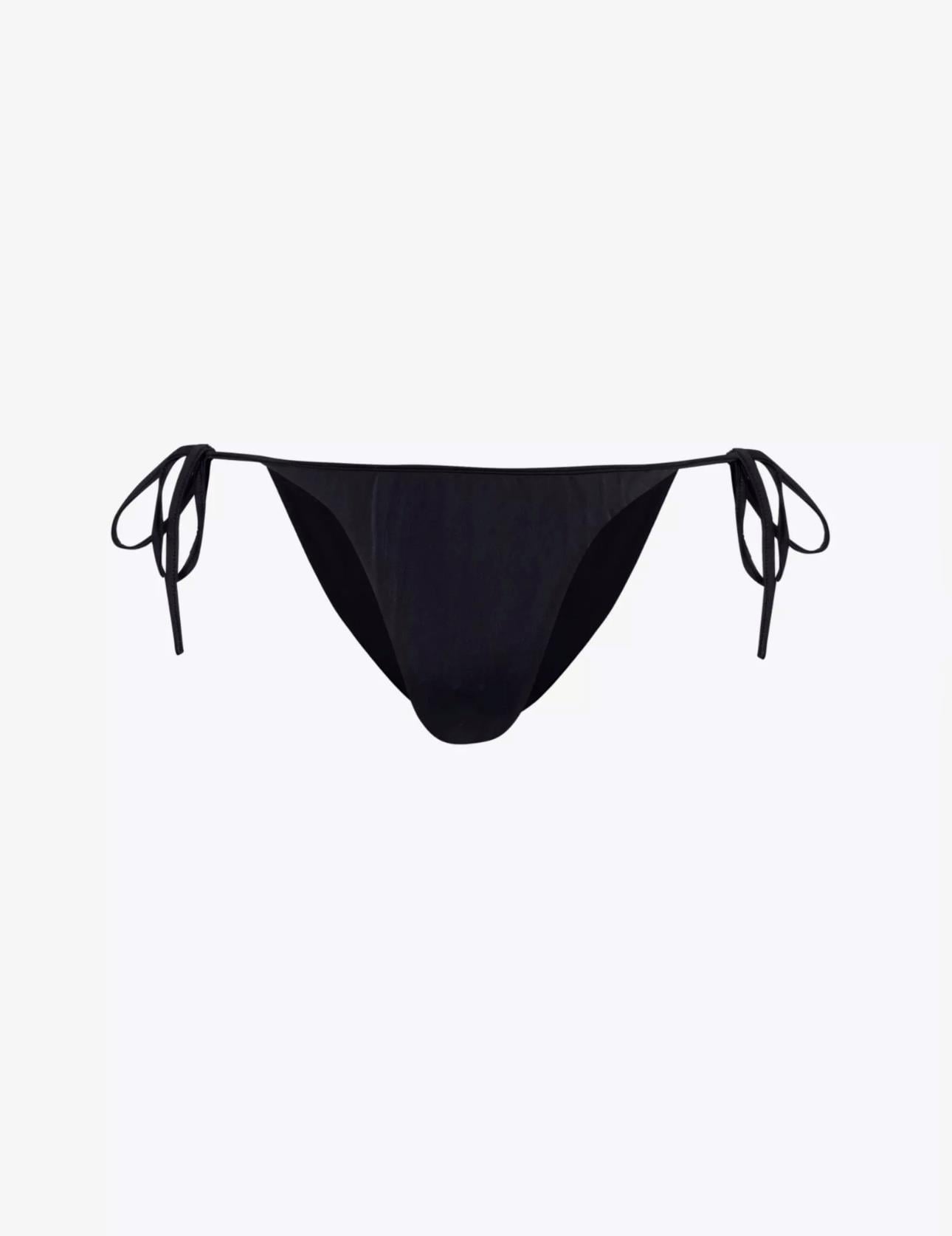 İnci Aksesuarlı Siyah Bikini Takım