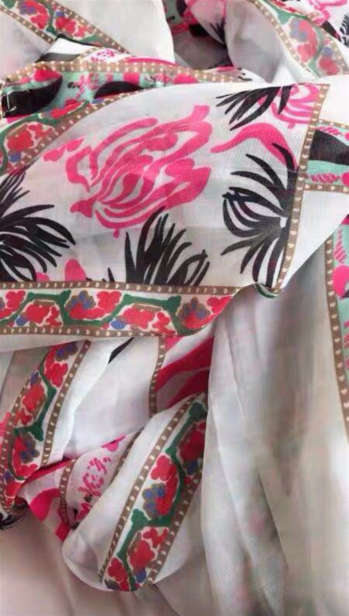 Karma Desenli Boho Maxi Elbise