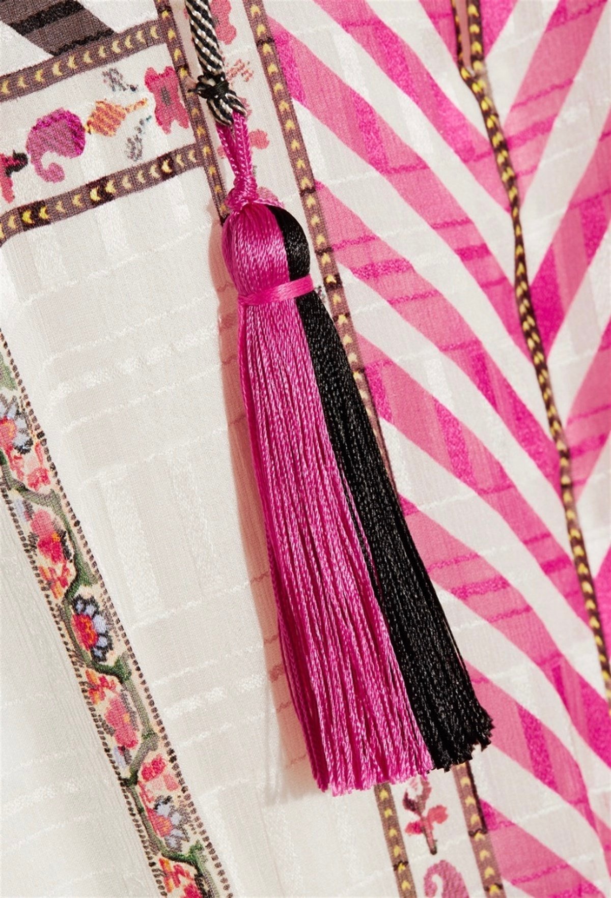 Karma Desenli Boho Maxi Elbise