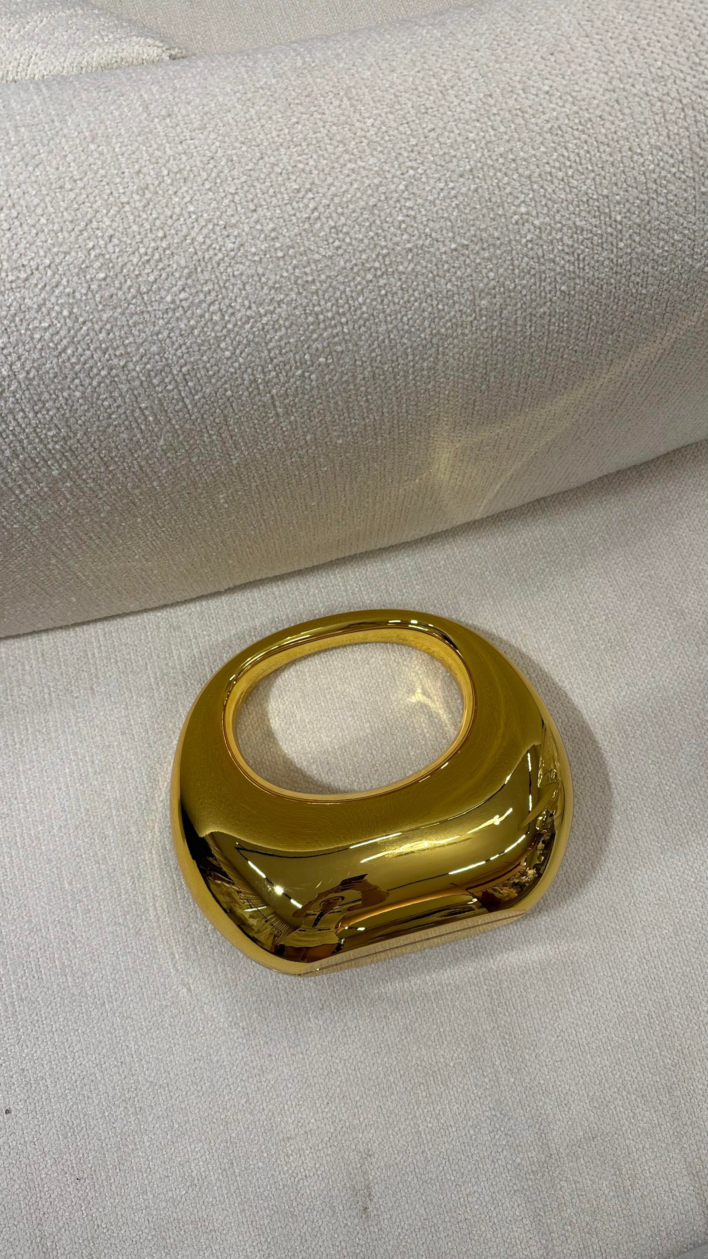 Saplı Gold Çanta