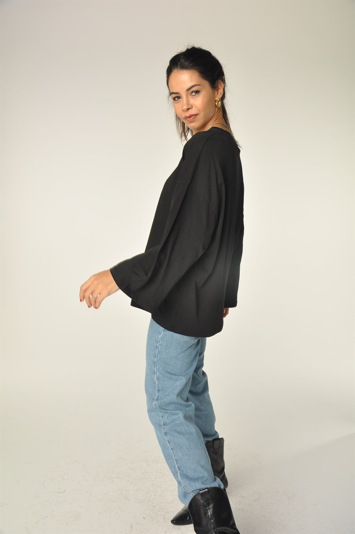 Siyah Basic Tshirt