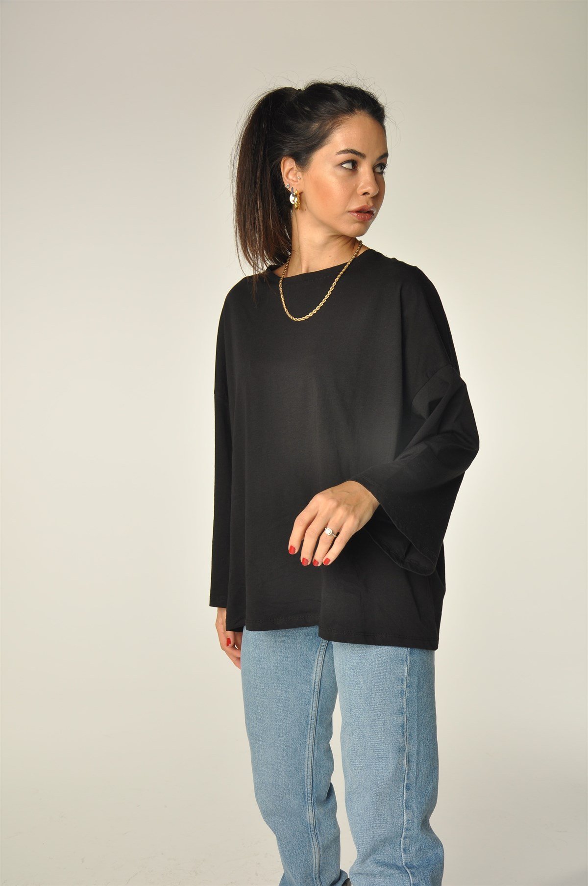 Siyah Basic Tshirt