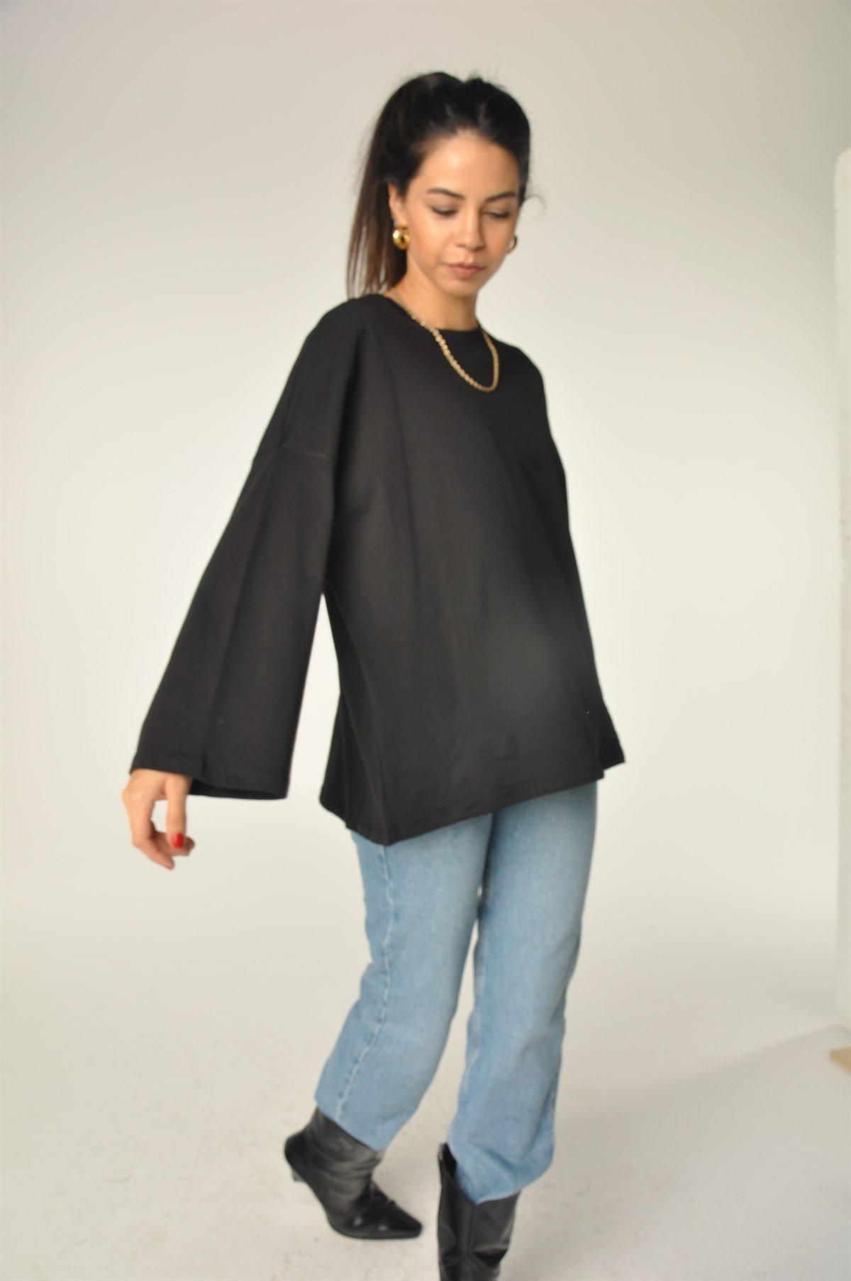 Siyah Basic Tshirt