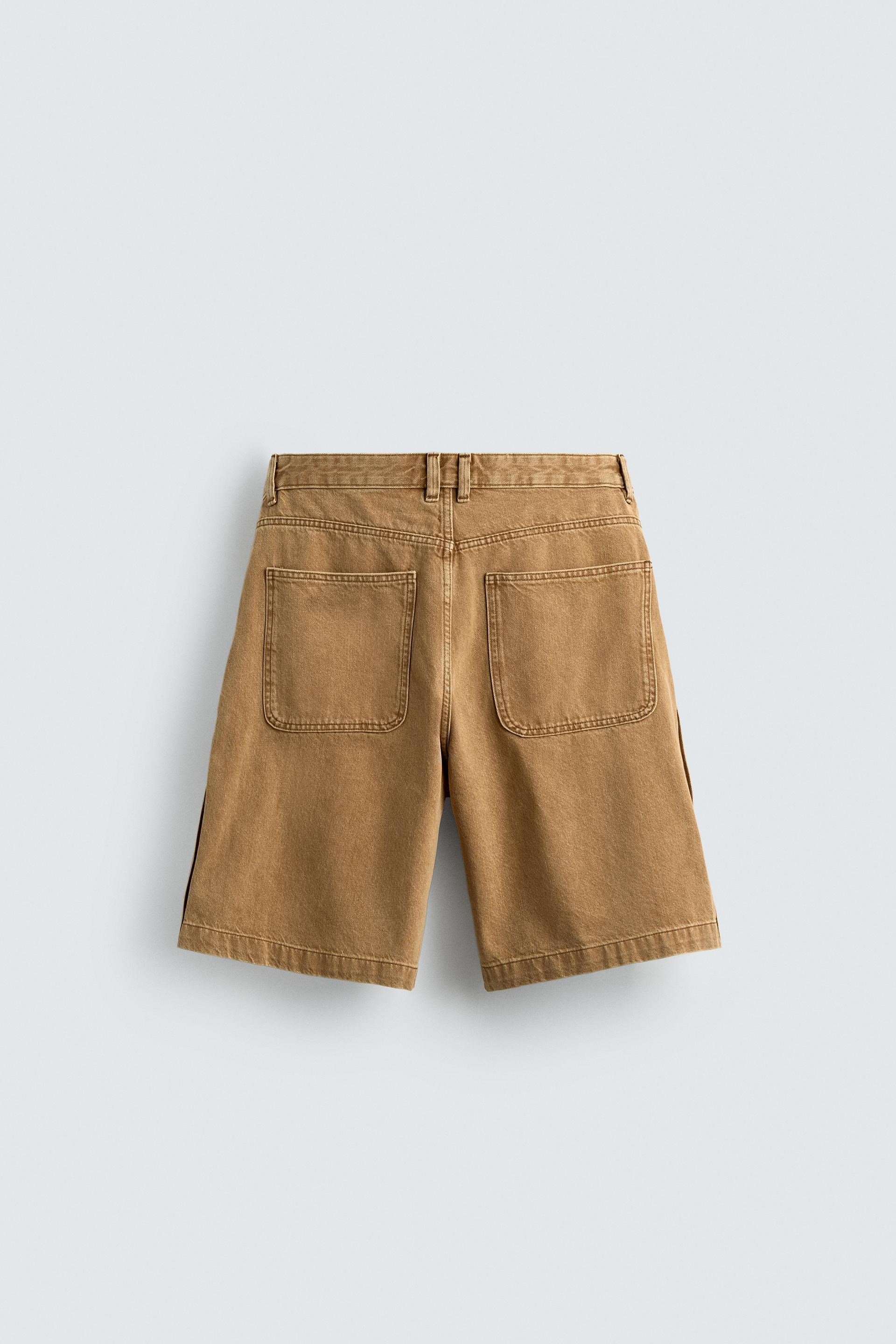 DÜĞMELİ BAGGY FIT BERMUDA
