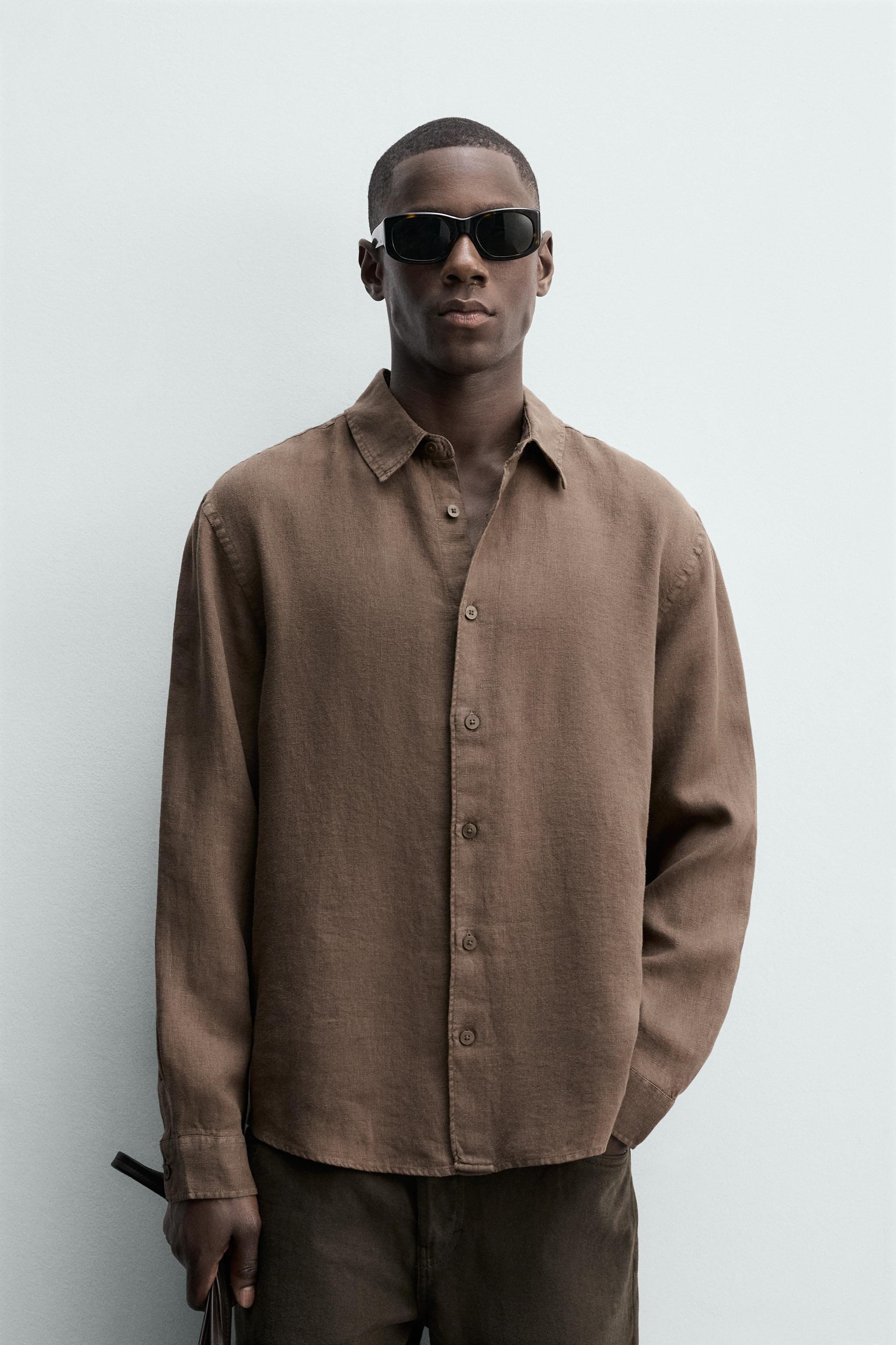 KETEN REGULAR FIT GÖMLEK