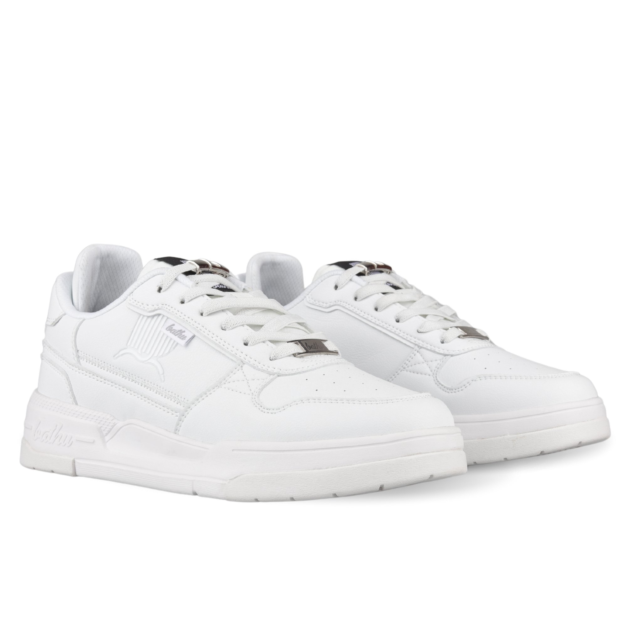 Bathu Journey Erkek Deri Sneaker - BEYAZ BEYAZ