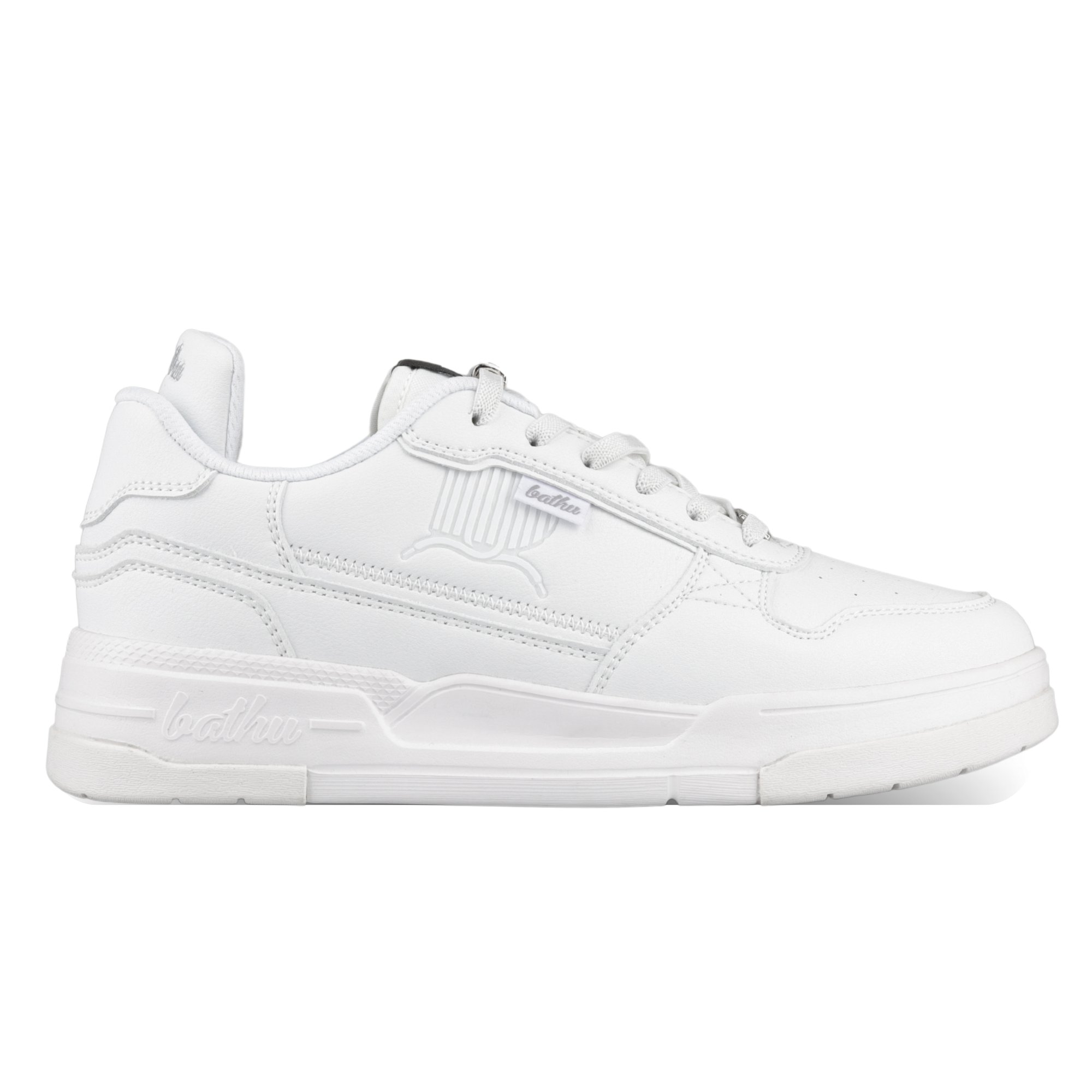 Bathu Journey Erkek Deri Sneaker - BEYAZ BEYAZ