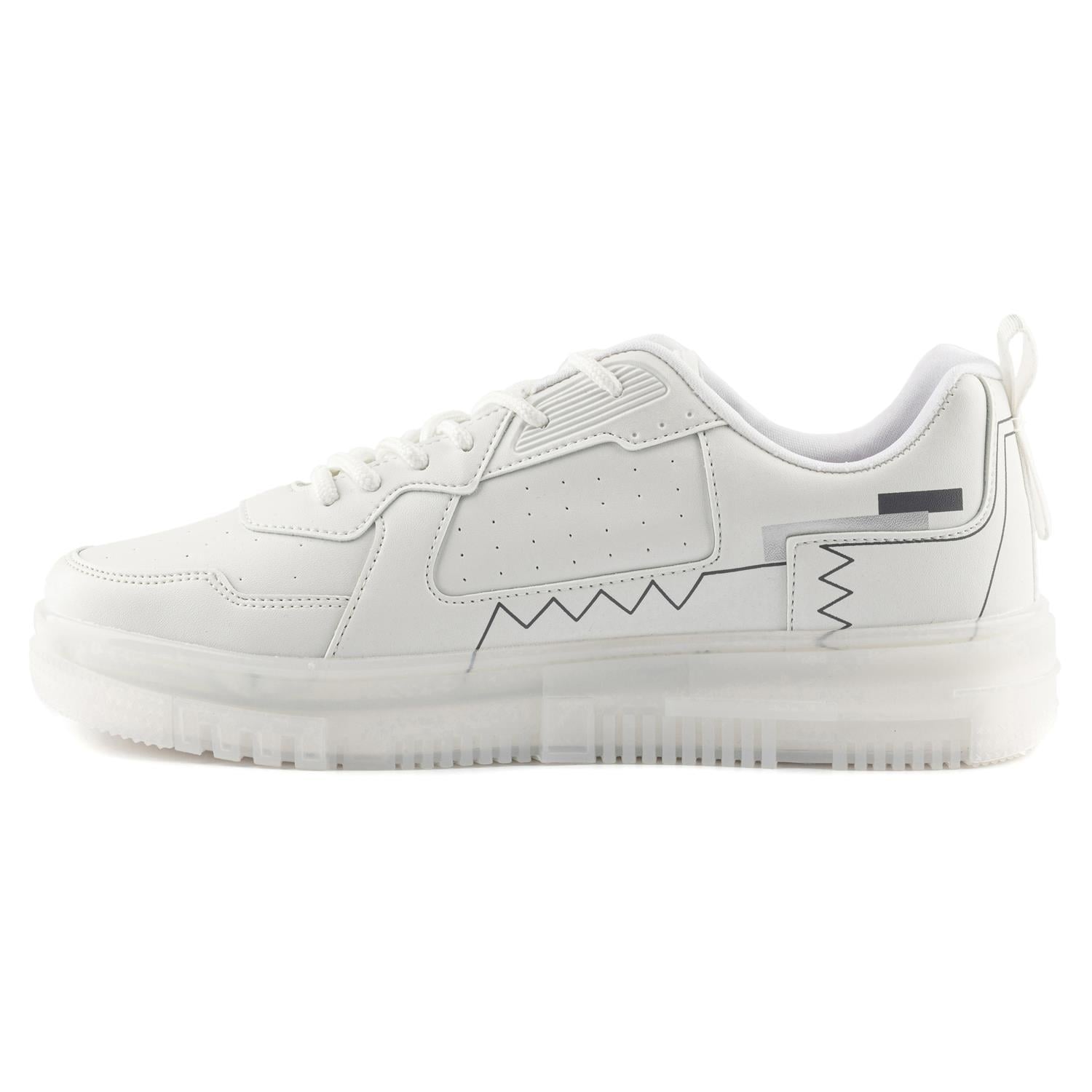 Planet Unisex Sneakers - BEYAZ