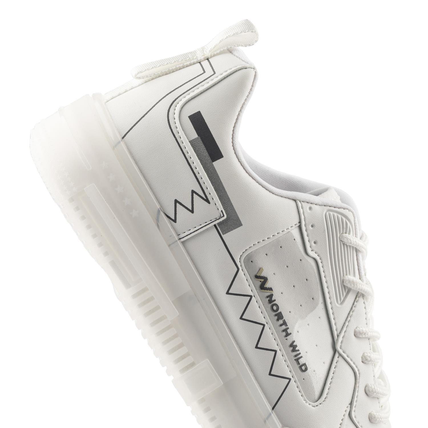 Planet Unisex Sneakers - BEYAZ