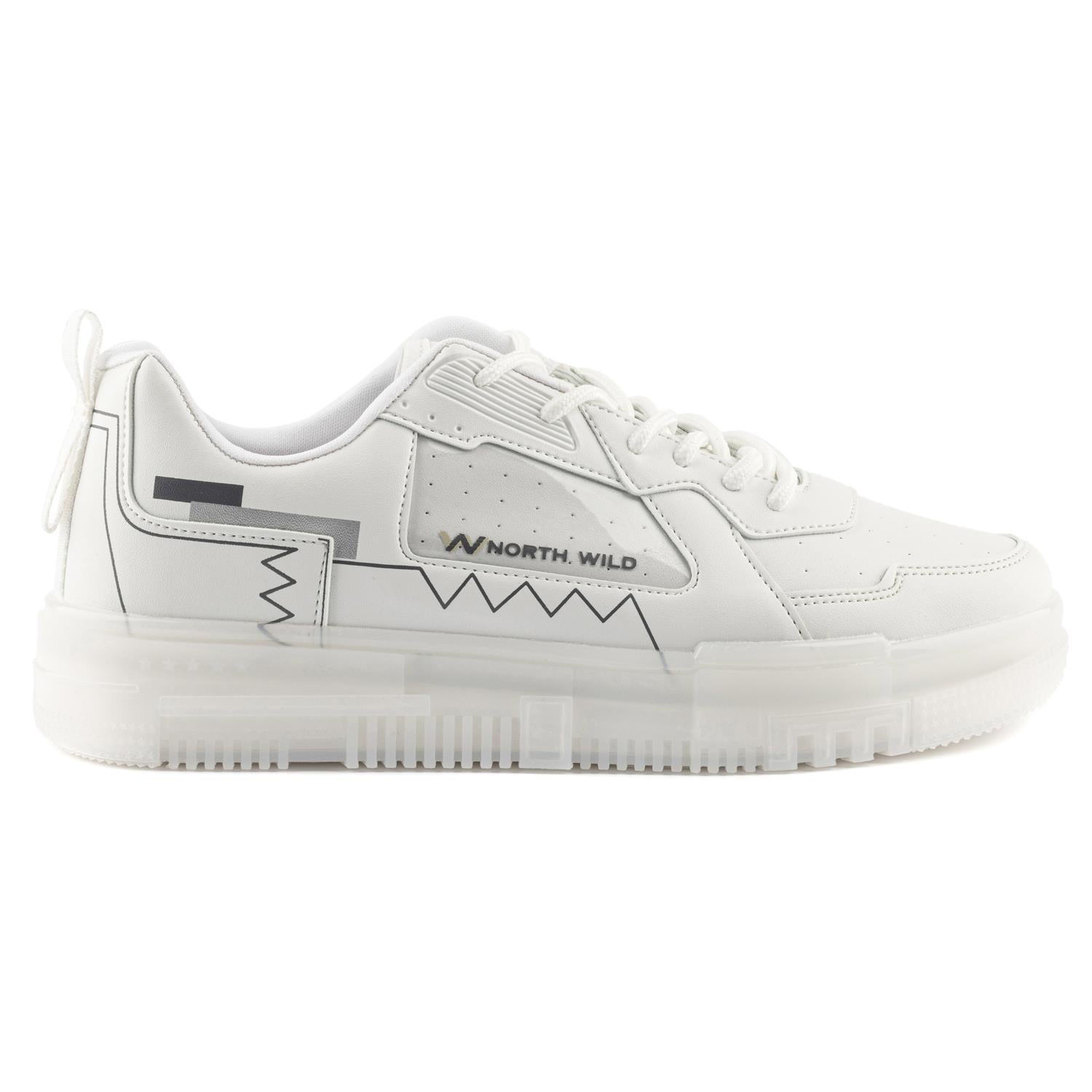 Planet Unisex Sneakers - BEYAZ
