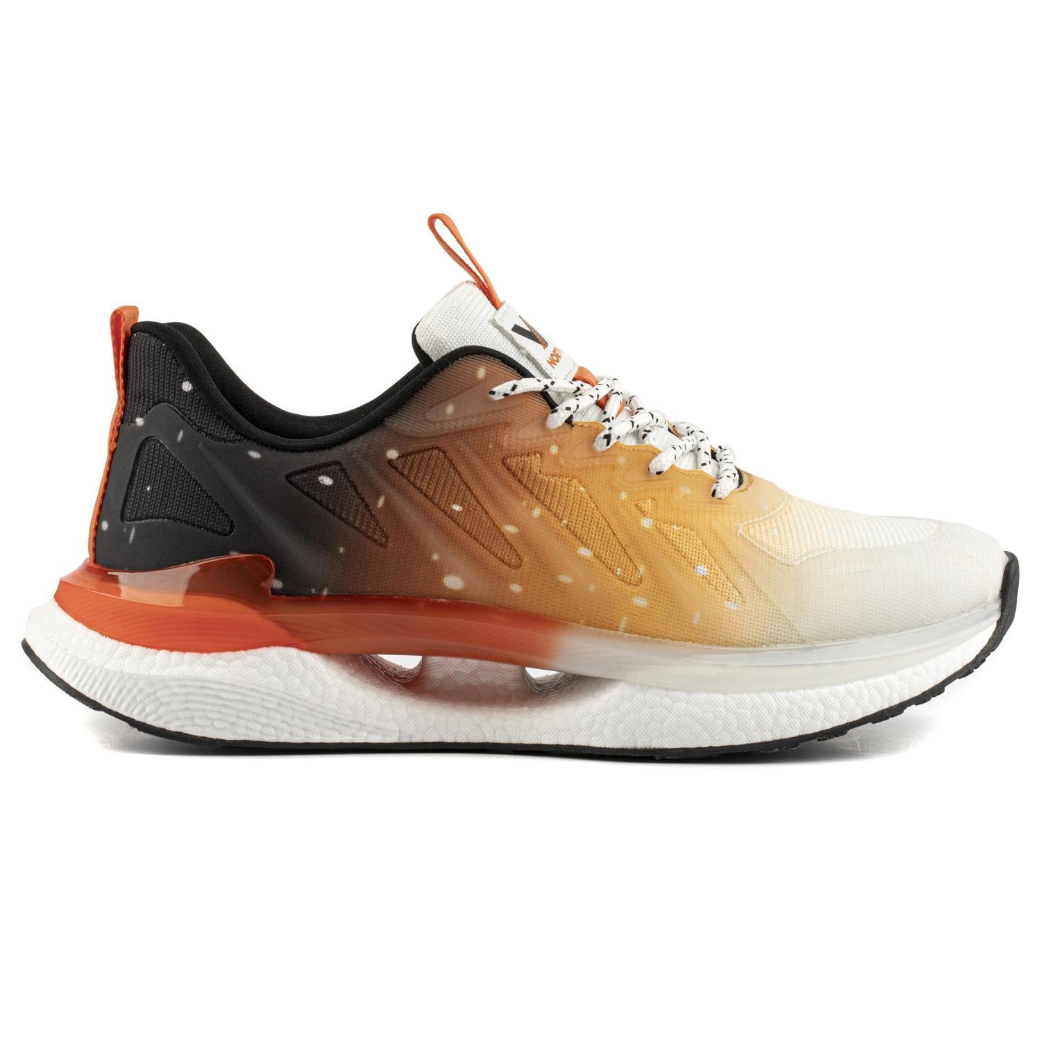 Sparkle Erkek Sneakers - BEYAZ-ORANJ