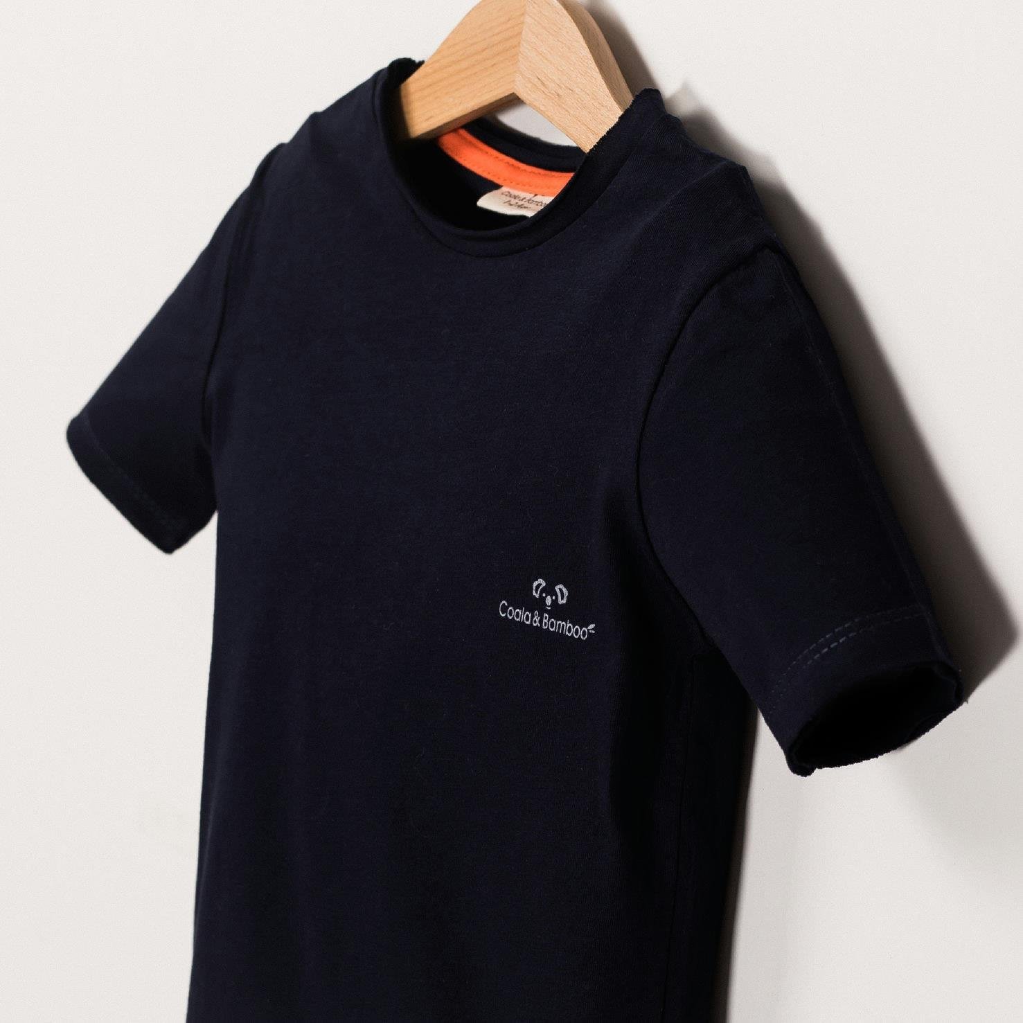 Coala Bamboo Basic Tshirt Pamuk / Siyah