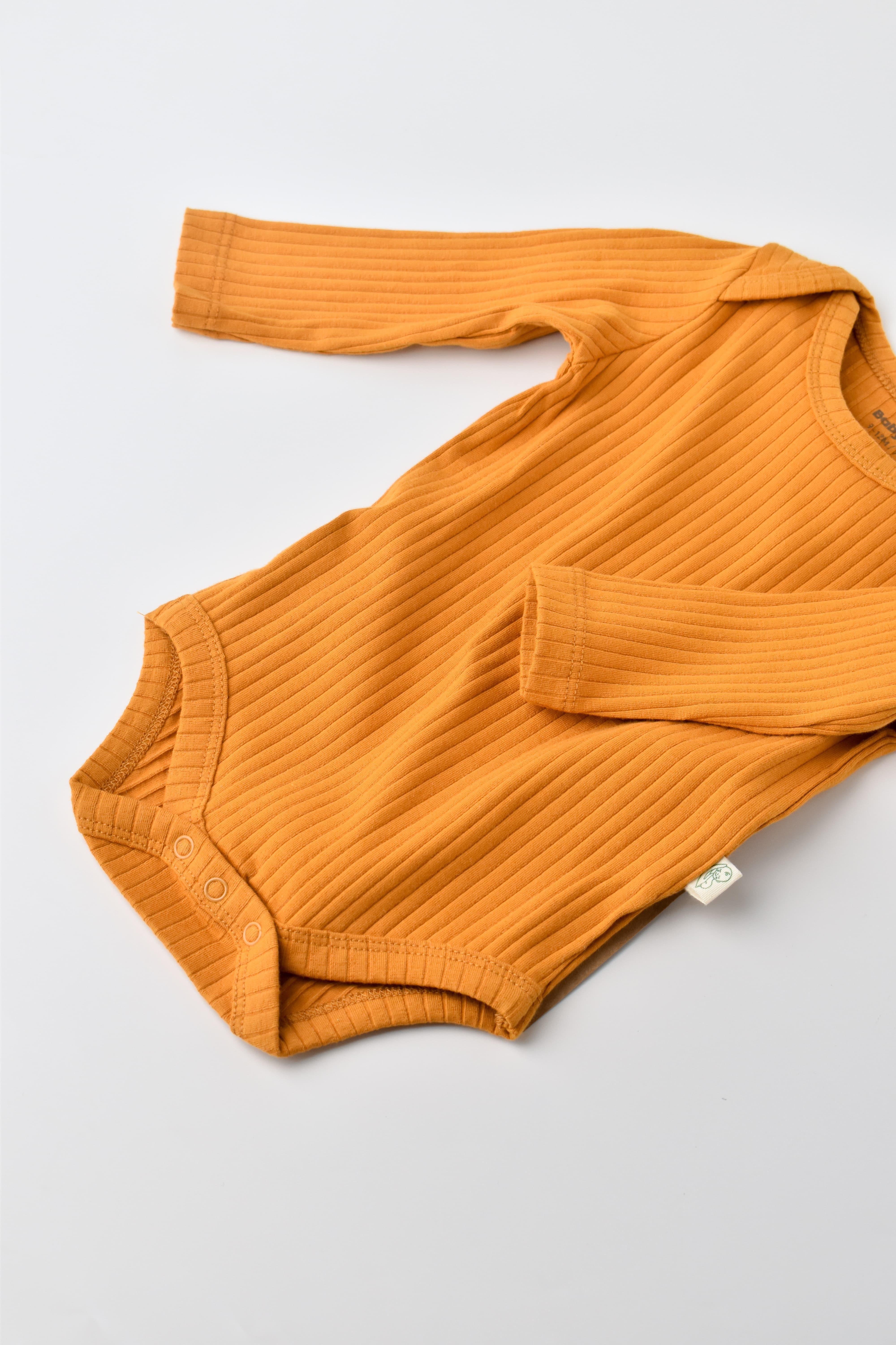 BabyCosy Organik Uzun Kollu Body / Safran