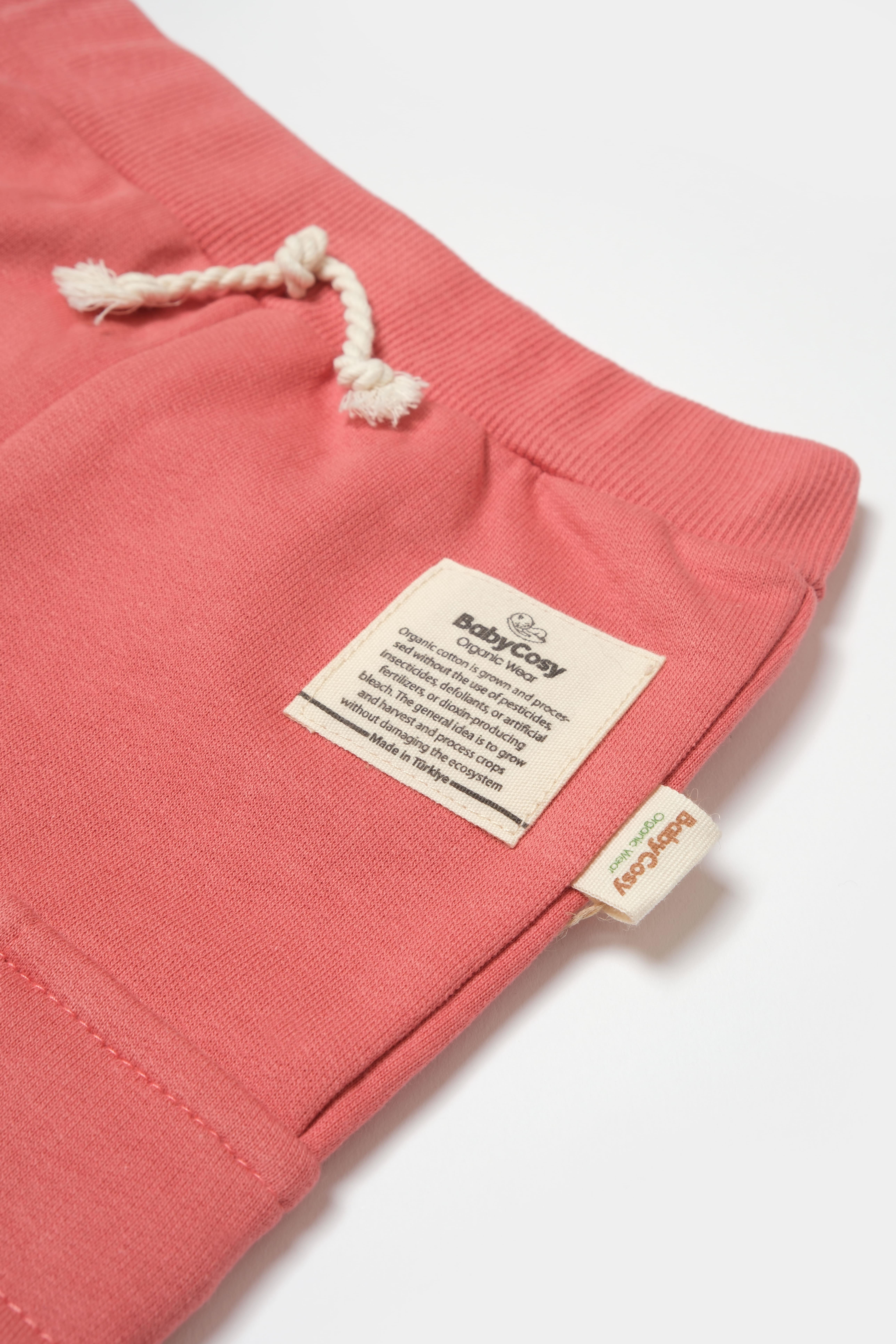 BabyCosy Organik Cepli Pantolon, %100 Organik Pamuk, Bebek Ve Yenidoğan Serisi - Csy8018