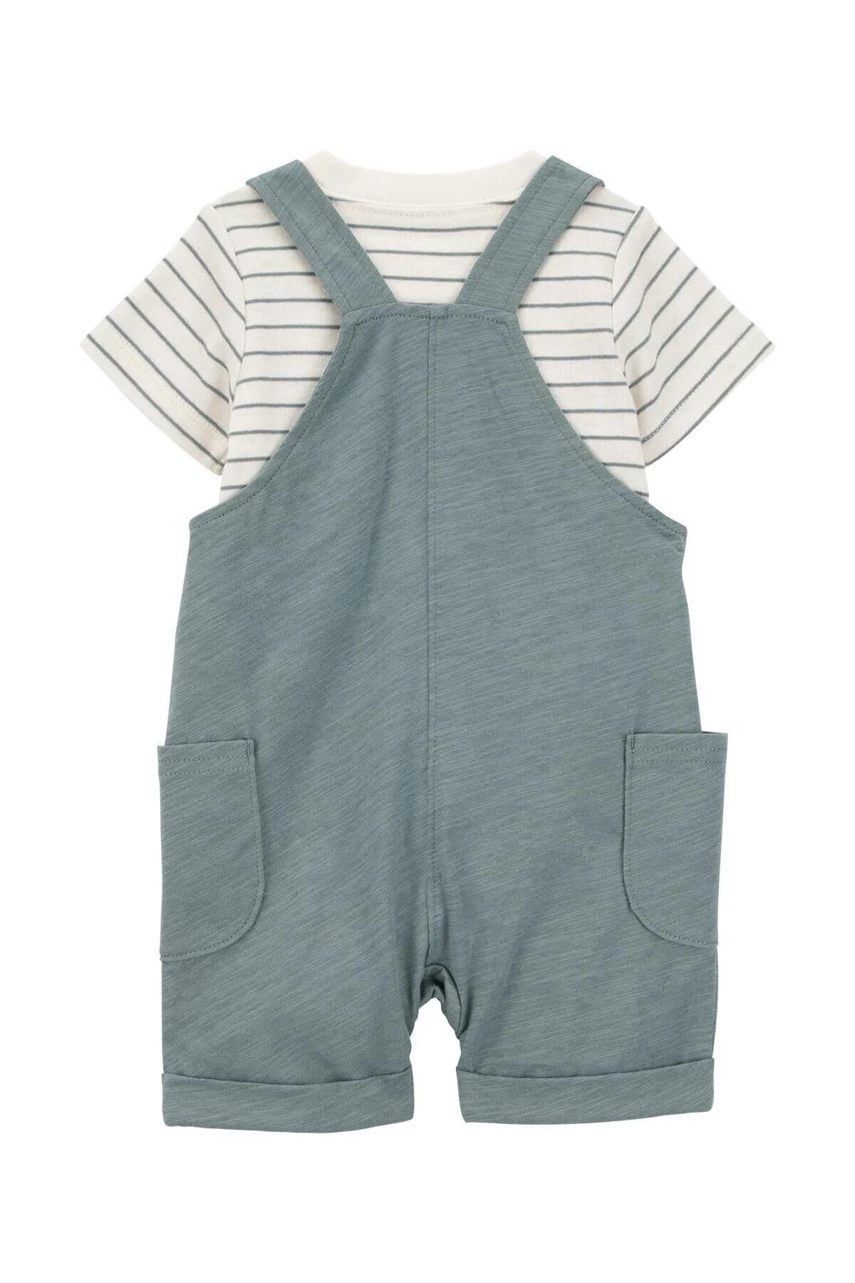 Carters Erkek Bebek 3'lü Salopet Set