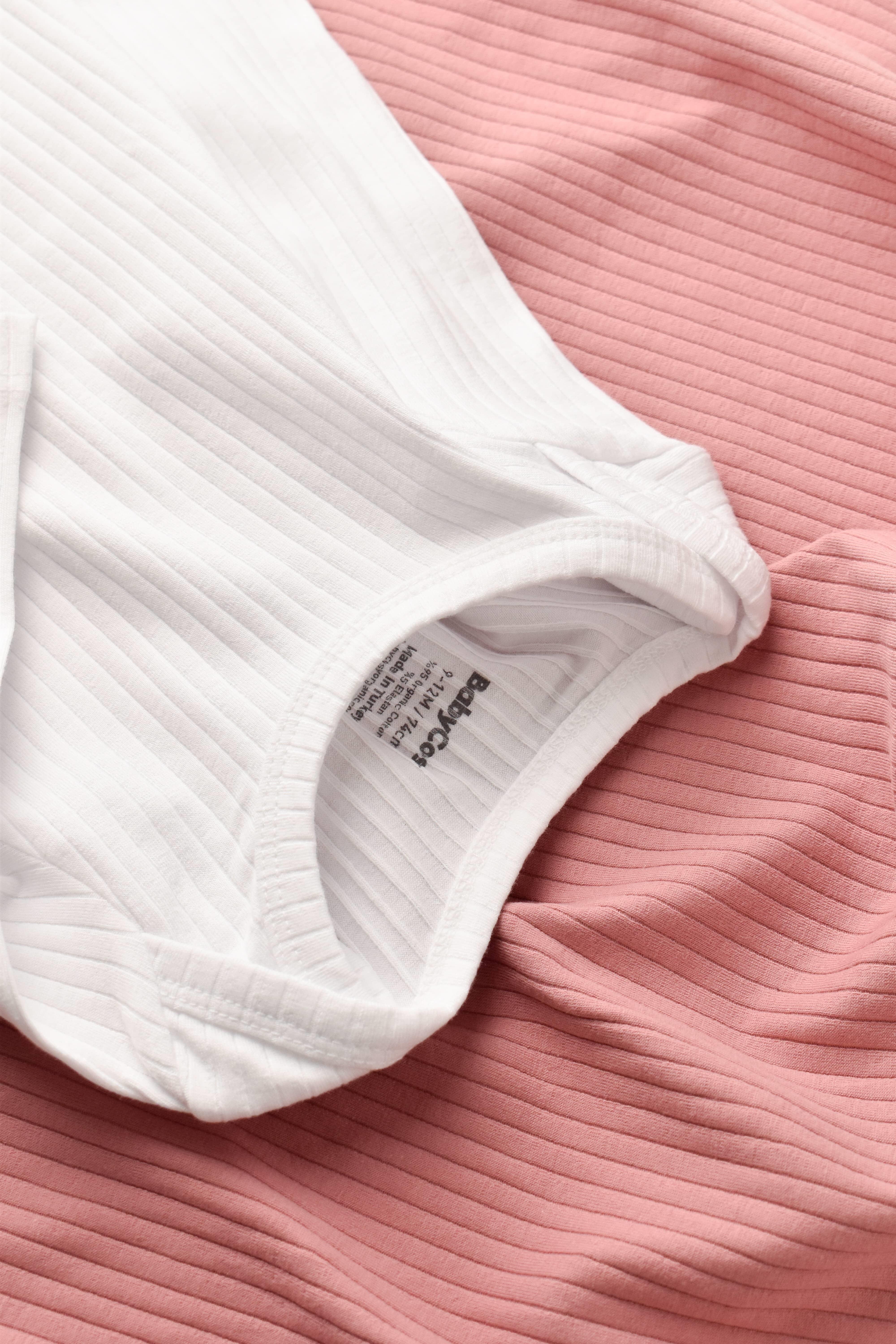 BabyCosy Organik Uzun Kollu Body / Beyaz