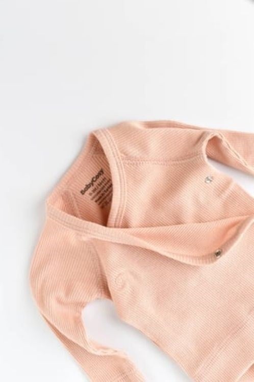 BabyCosy Organik Modal Pamuklu Bebek Hastane Çıkışı 4'lü Set-Somon