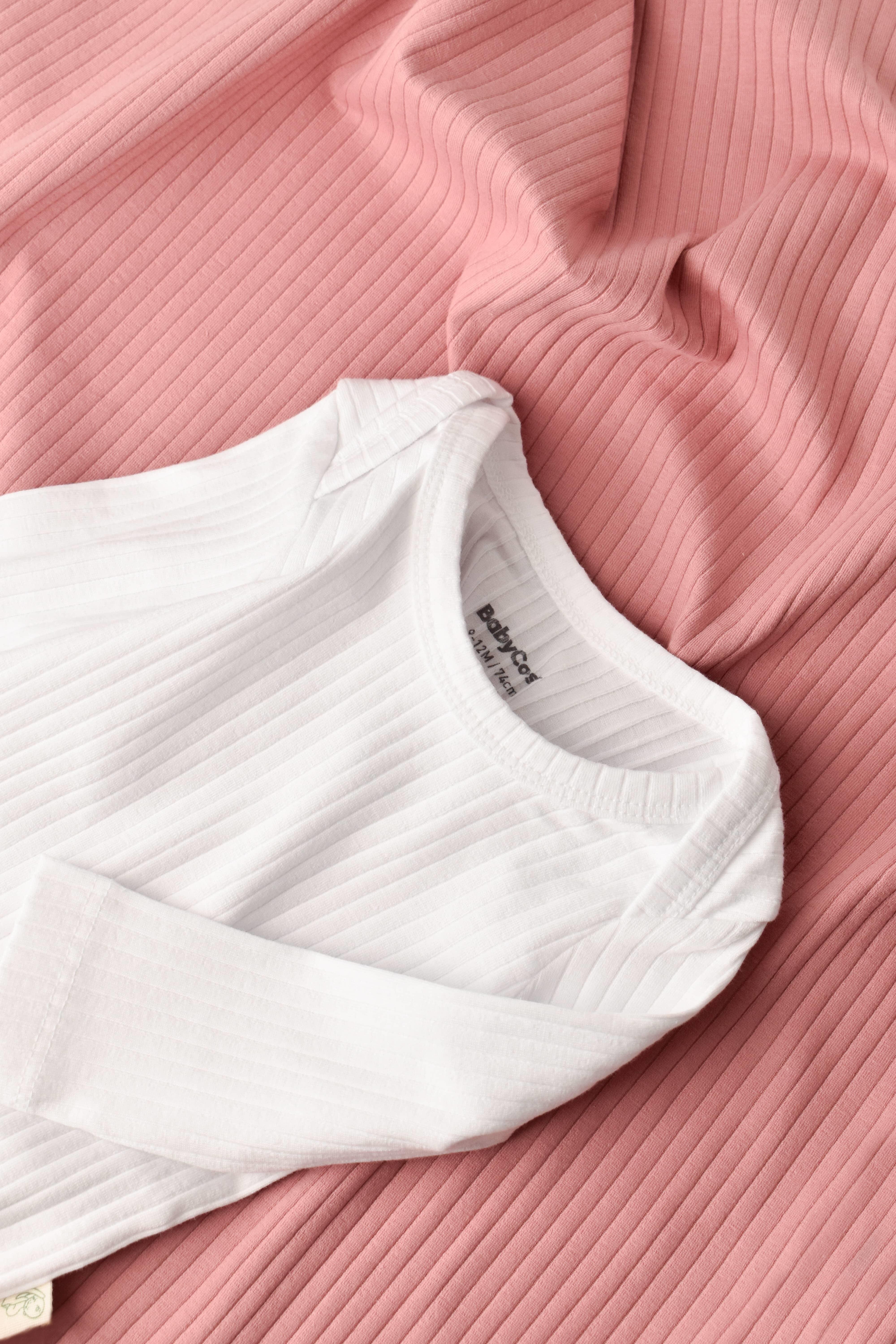 BabyCosy Organik Uzun Kollu Body / Beyaz