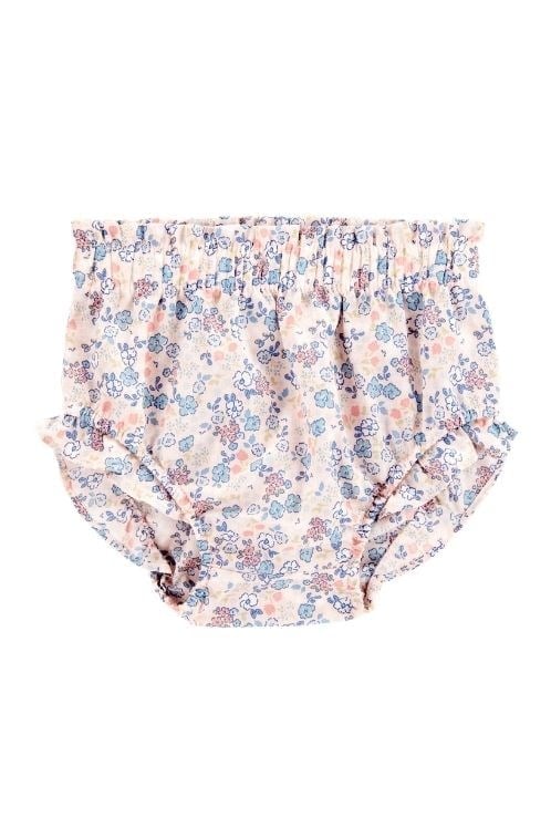 Carters Kız Bebek 3'lü Çiçekli Şortlu Hırka Takım - Pembe