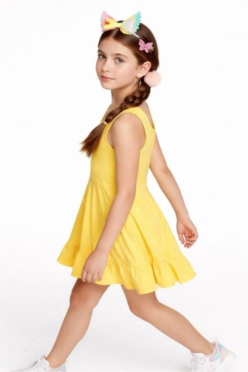 Lokum Kids 4'lü Gökkuşağı Kanatlı Fiyonk, Kelebek ve Ponpon Toka Seti