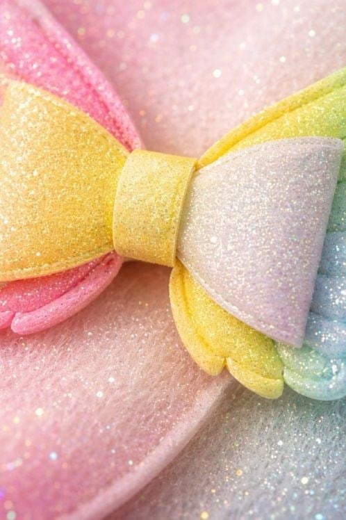 Lokum Kids 4'lü Gökkuşağı Kanatlı Fiyonk, Kelebek ve Ponpon Toka Seti