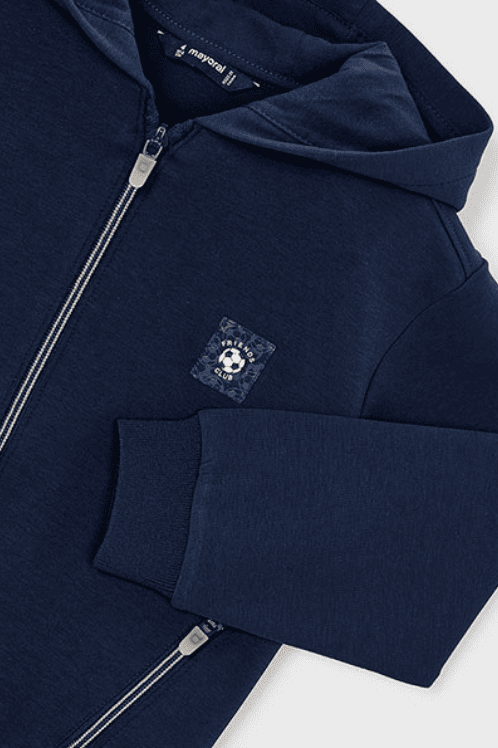 Mayoral Erkek Çocuk Kapüşonlu ve Fermuarlı Sweatshirt Lacivert