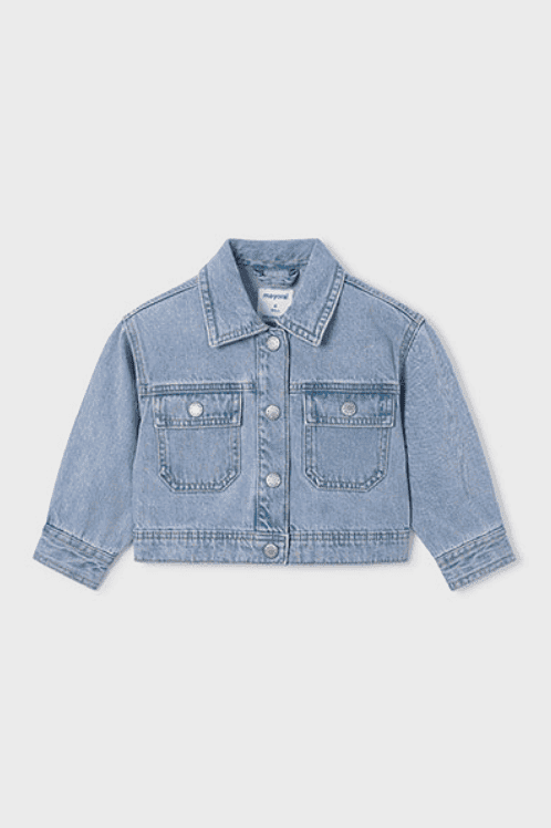 Mayoral Kız Çocuk Denim Ceket Açık Mavi