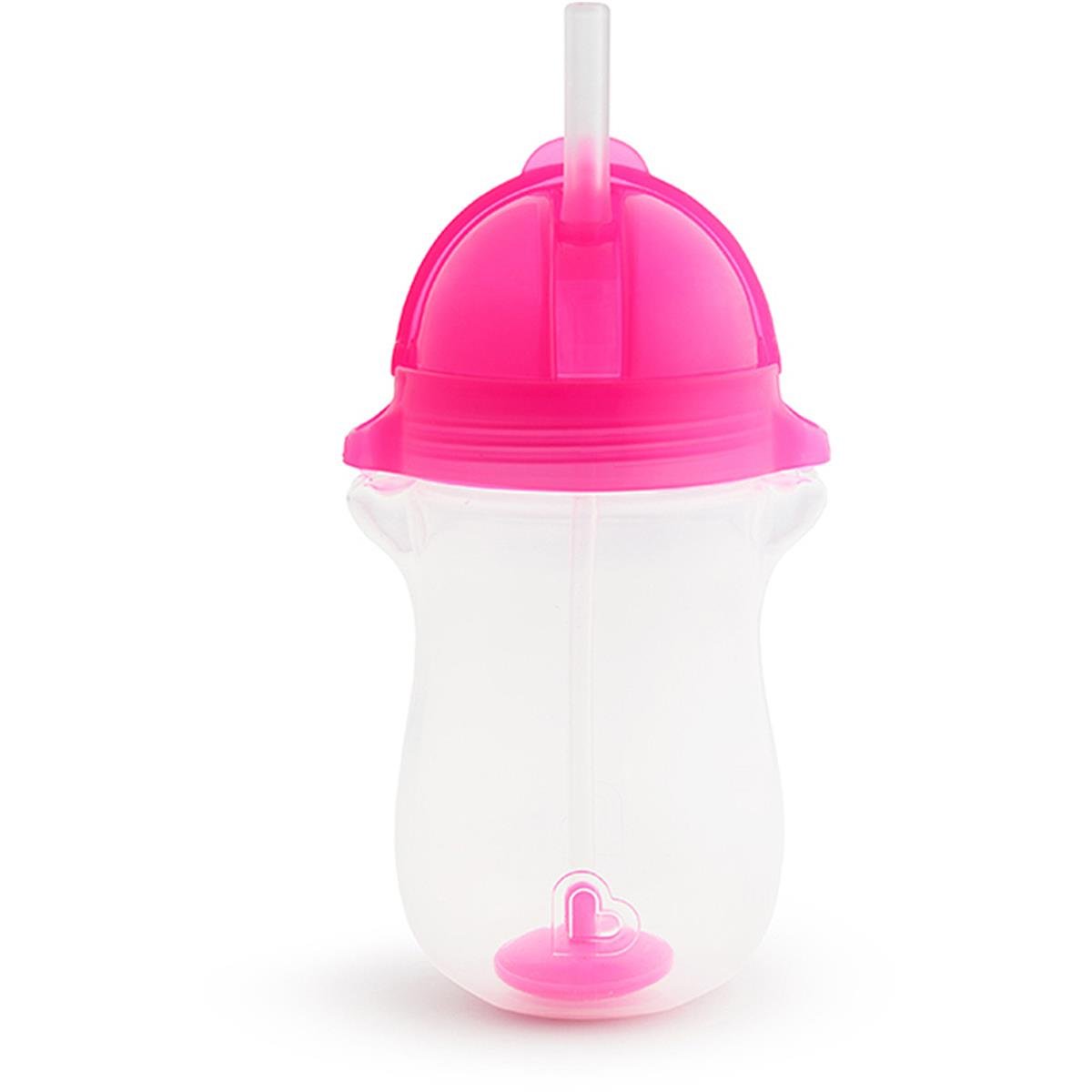 Pembe Renkli Munchkin Tıklama Uçlu Alıştırma Bardağı - 10 oz/296 ml