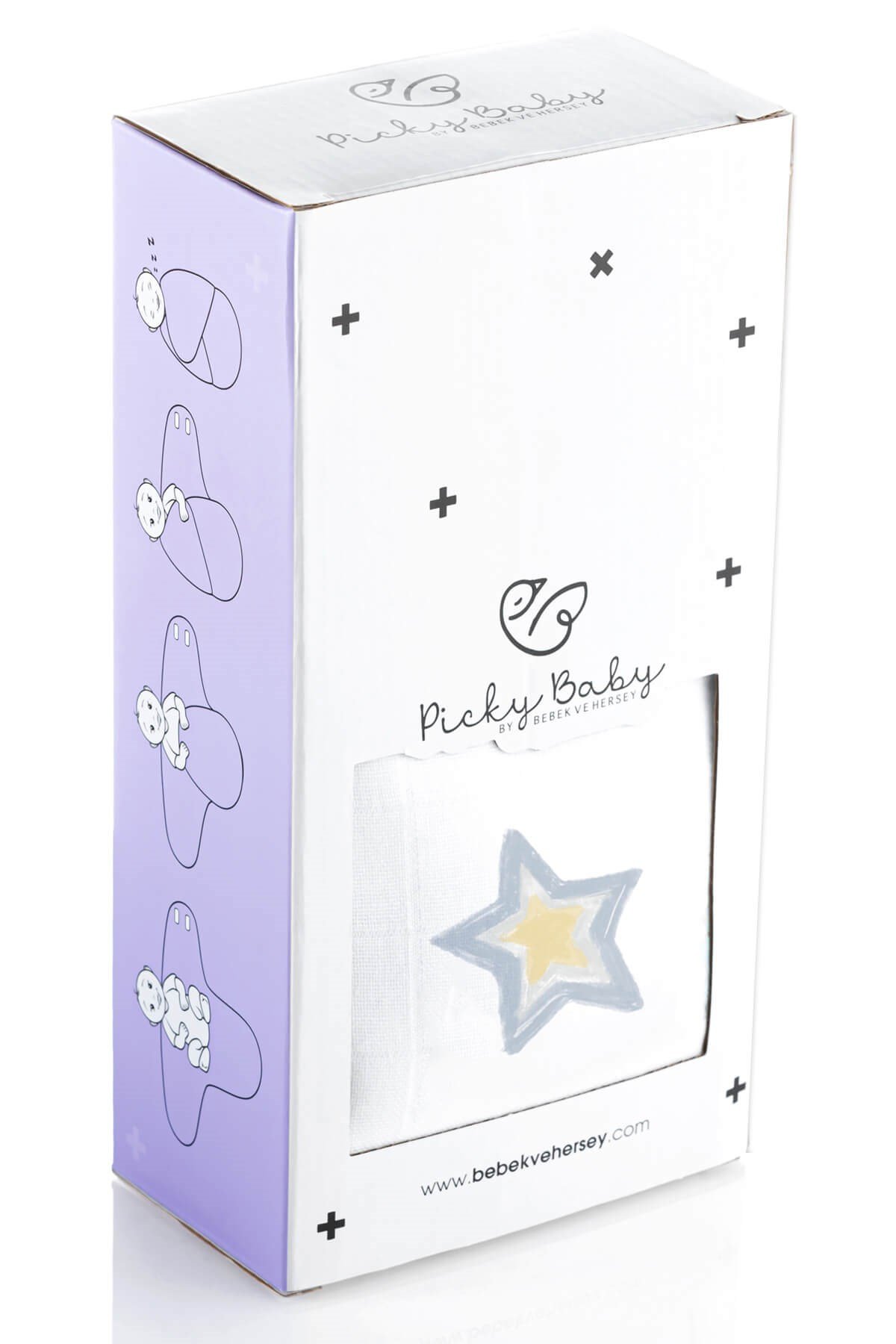 Stars / Picky Baby Tekli Organik Müslin