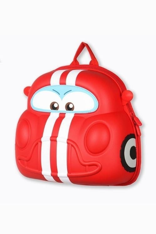 Supercute Car Sırt Çantası-Kırmızı