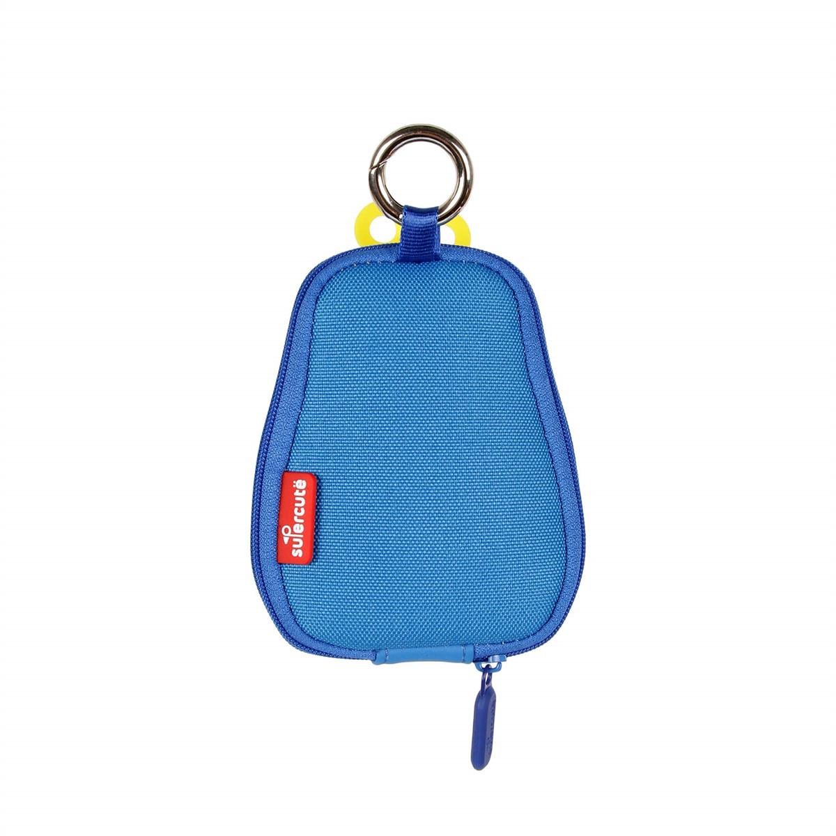 Supercute Mini Anahtar Bozuk Para Çantası - Blue Robot