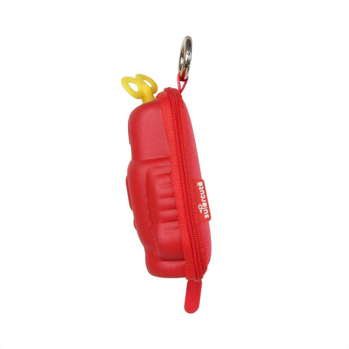Supercute Red Robot Mini Anahtar ve Bozuk Para Çantası – çocuk anahtarlık cüzdan