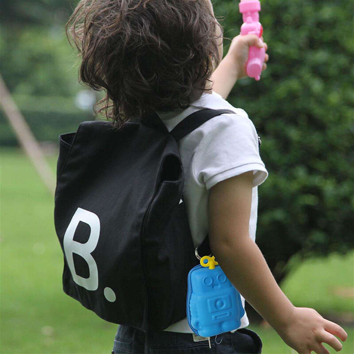 Supercute Mini Anahtar Bozuk Para Çantası - Blue Robot