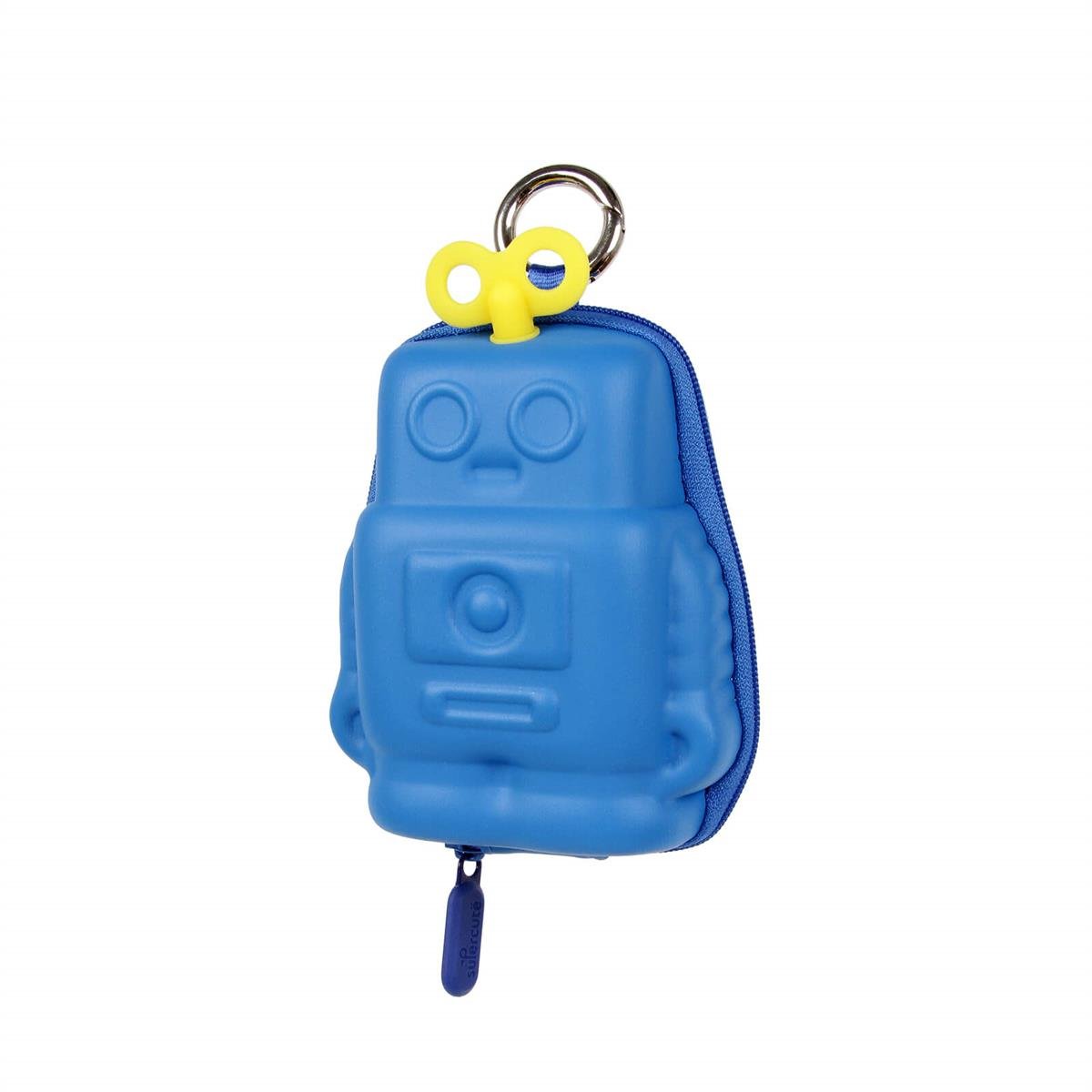 Supercute Mini Anahtar Bozuk Para Çantası - Blue Robot