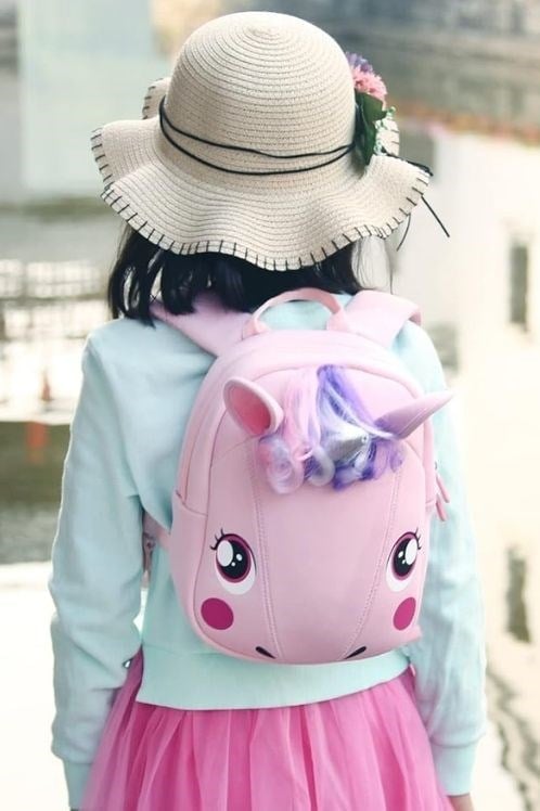Supercute Unicorn Sırt Çantası-Pembe