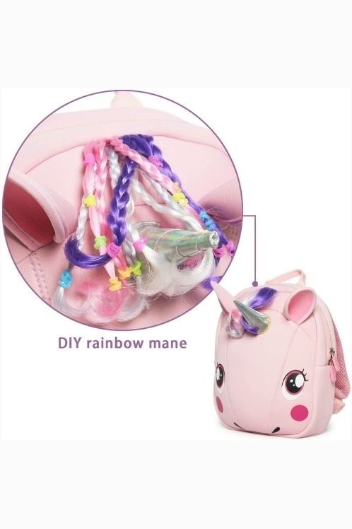 Supercute Unicorn Sırt Çantası-Pembe
