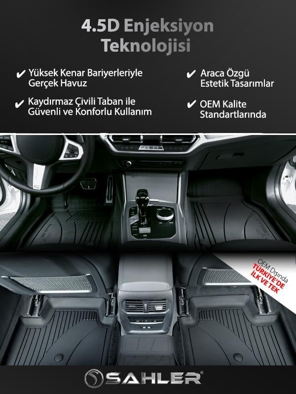 CHERY TIGGO 7 Pro 2020+ Uyumlu 4.5D SAHLER Paspas