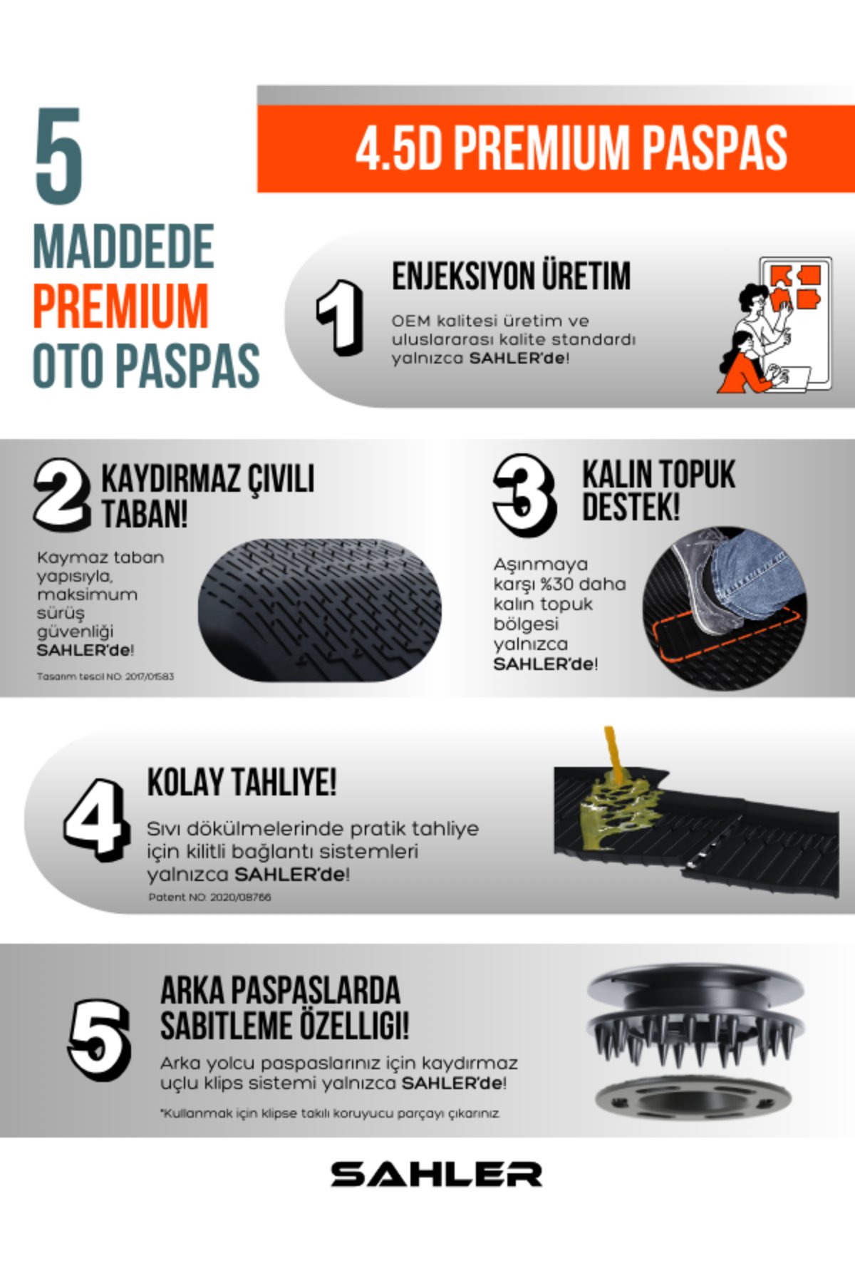 Honda Civic 2006-2012 4.5D Havuzlu Oto Paspas Bej