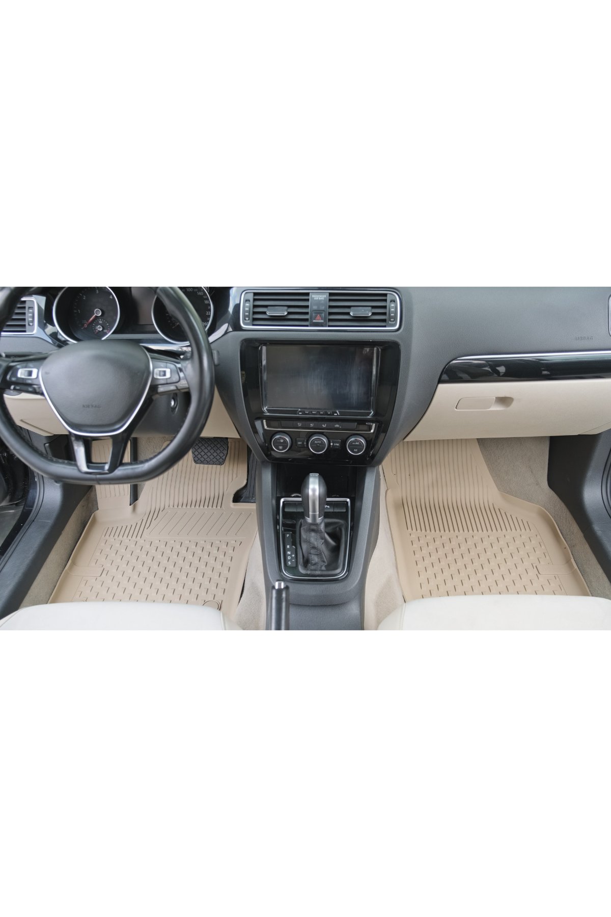 VOLKSWAGEN JETTA 2011-2020 4.5D Havuzlu Oto Paspas Bej