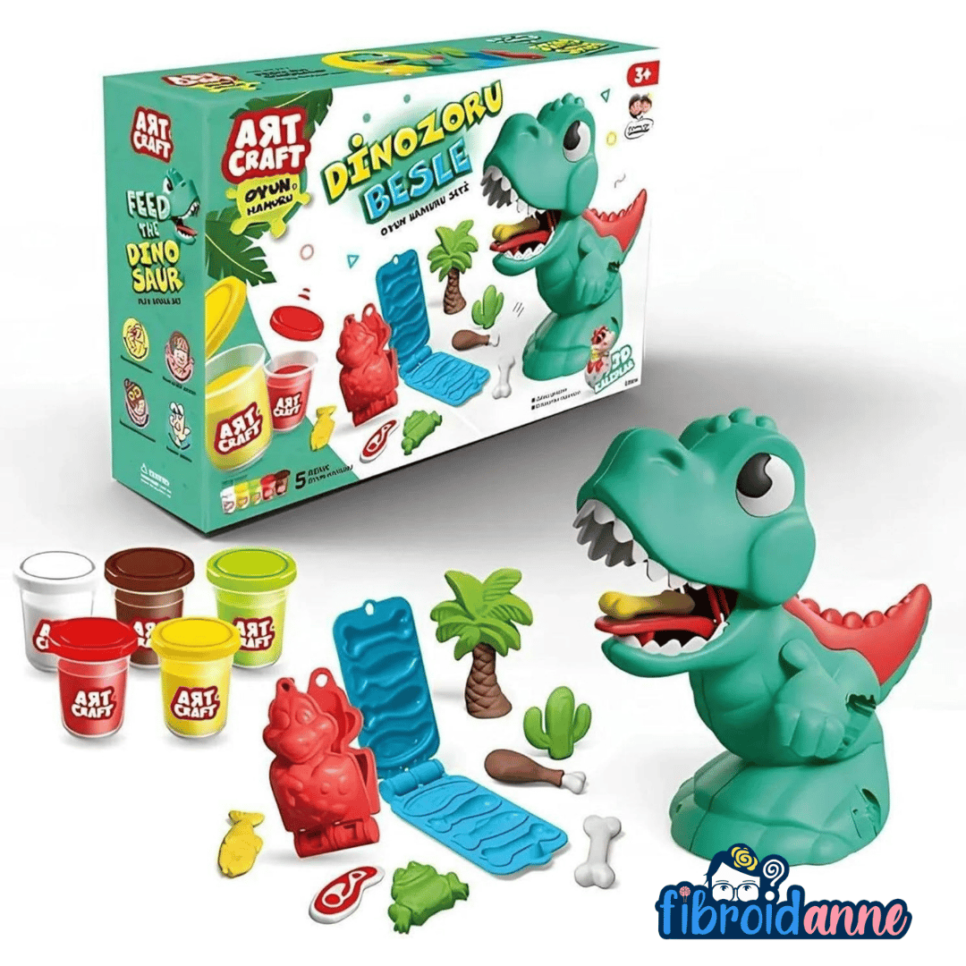 Dinozoru Besle Oyun Hamuru Seti | 3+ Yaş